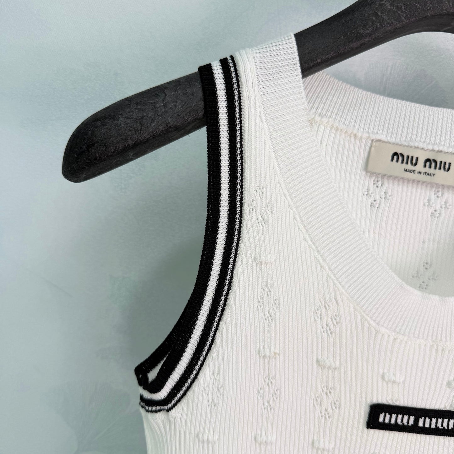 26SS NEW Hollow knitted vest