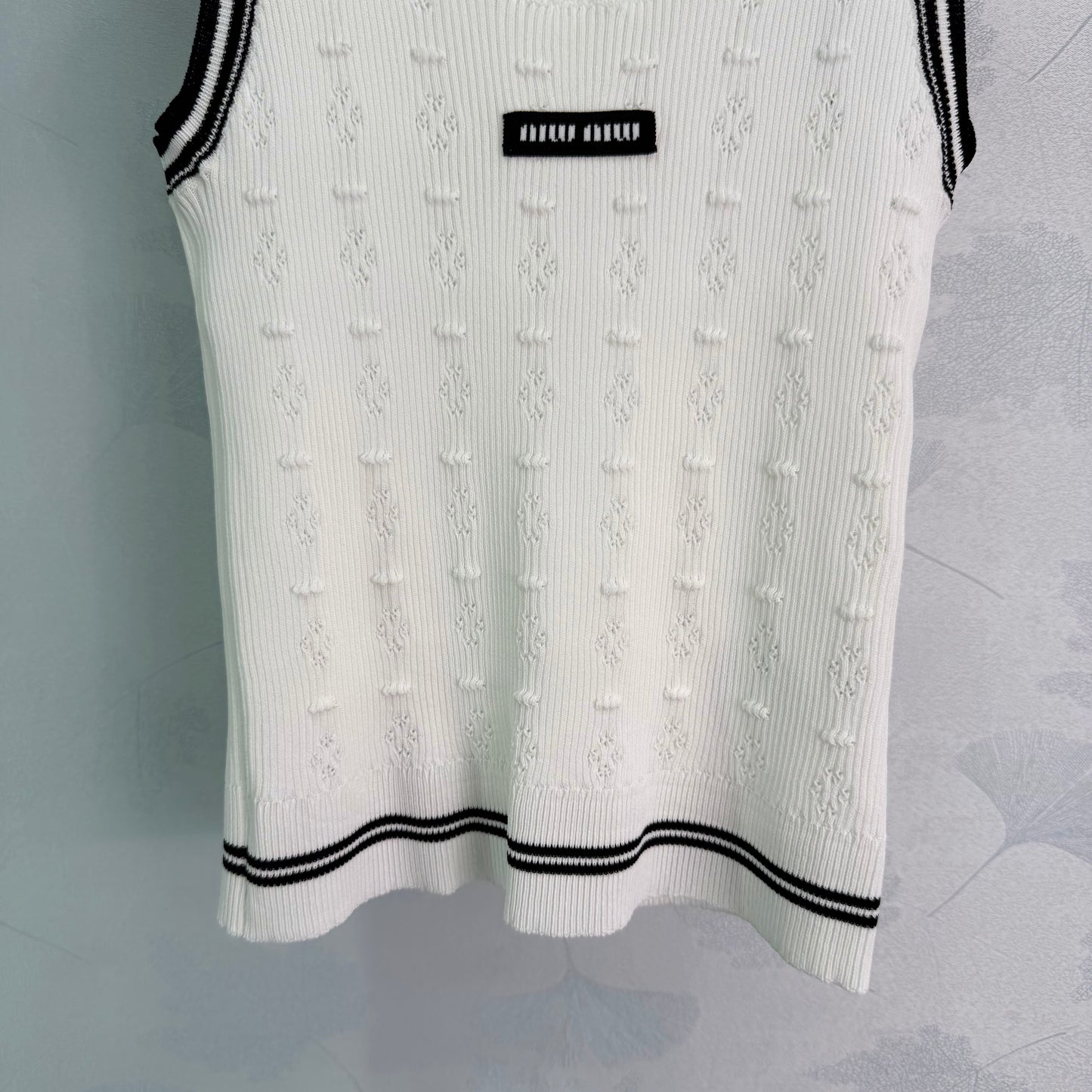 26SS NEW Hollow knitted vest