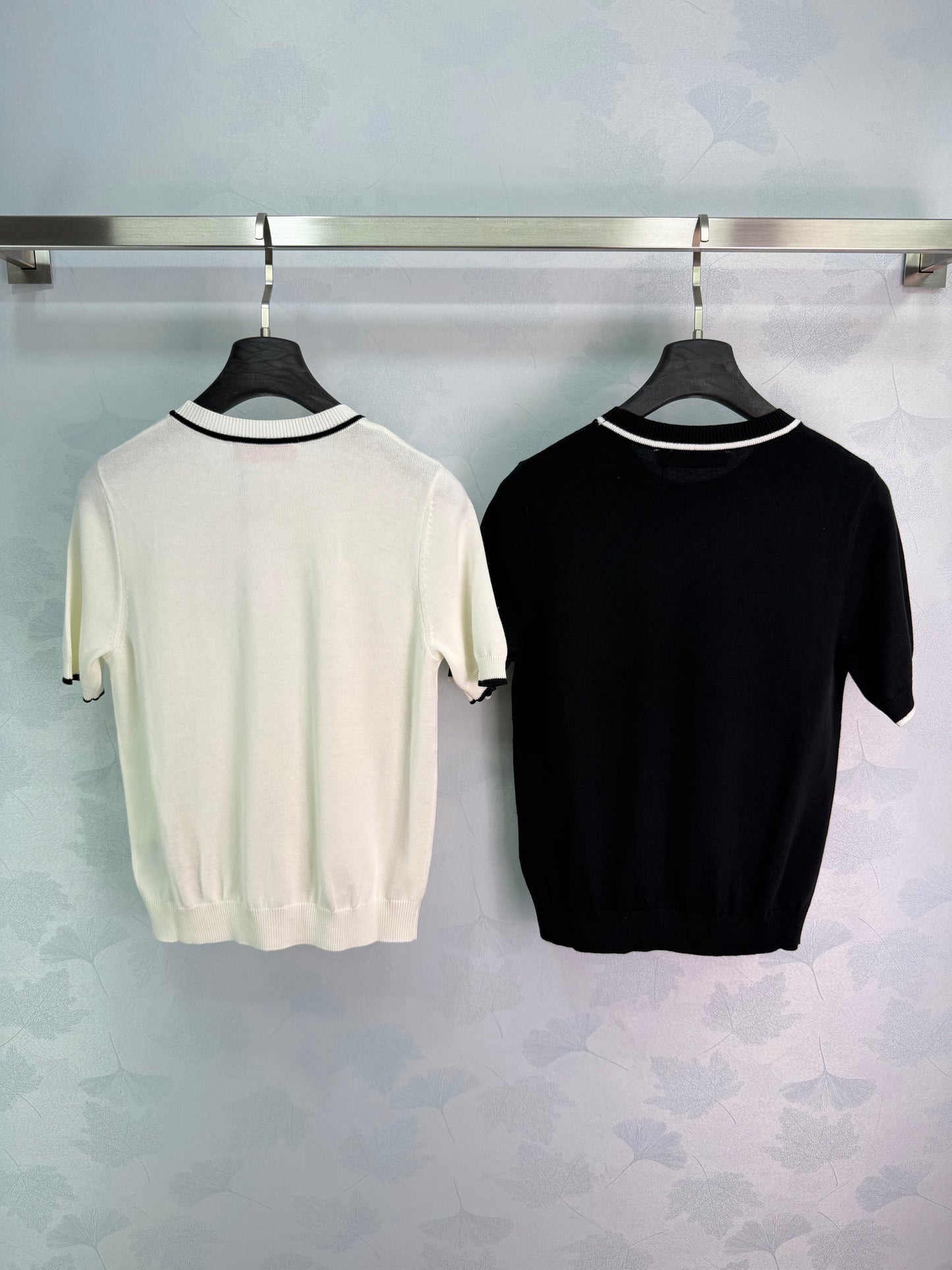 26SS NEW Simple and elegant knitted short sleeves