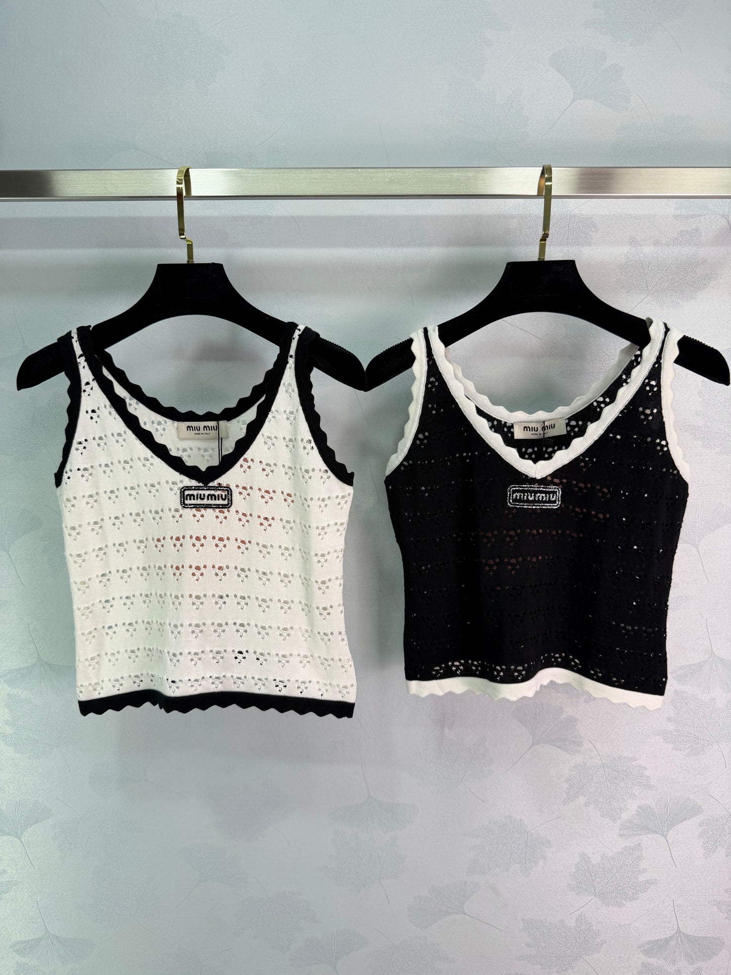26SS NEW Hollow knitted vest