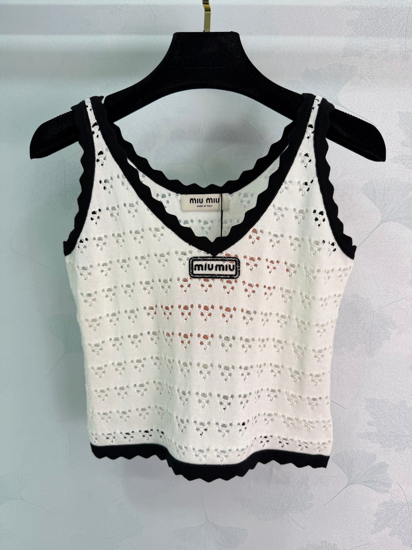 26SS NEW Hollow knitted vest