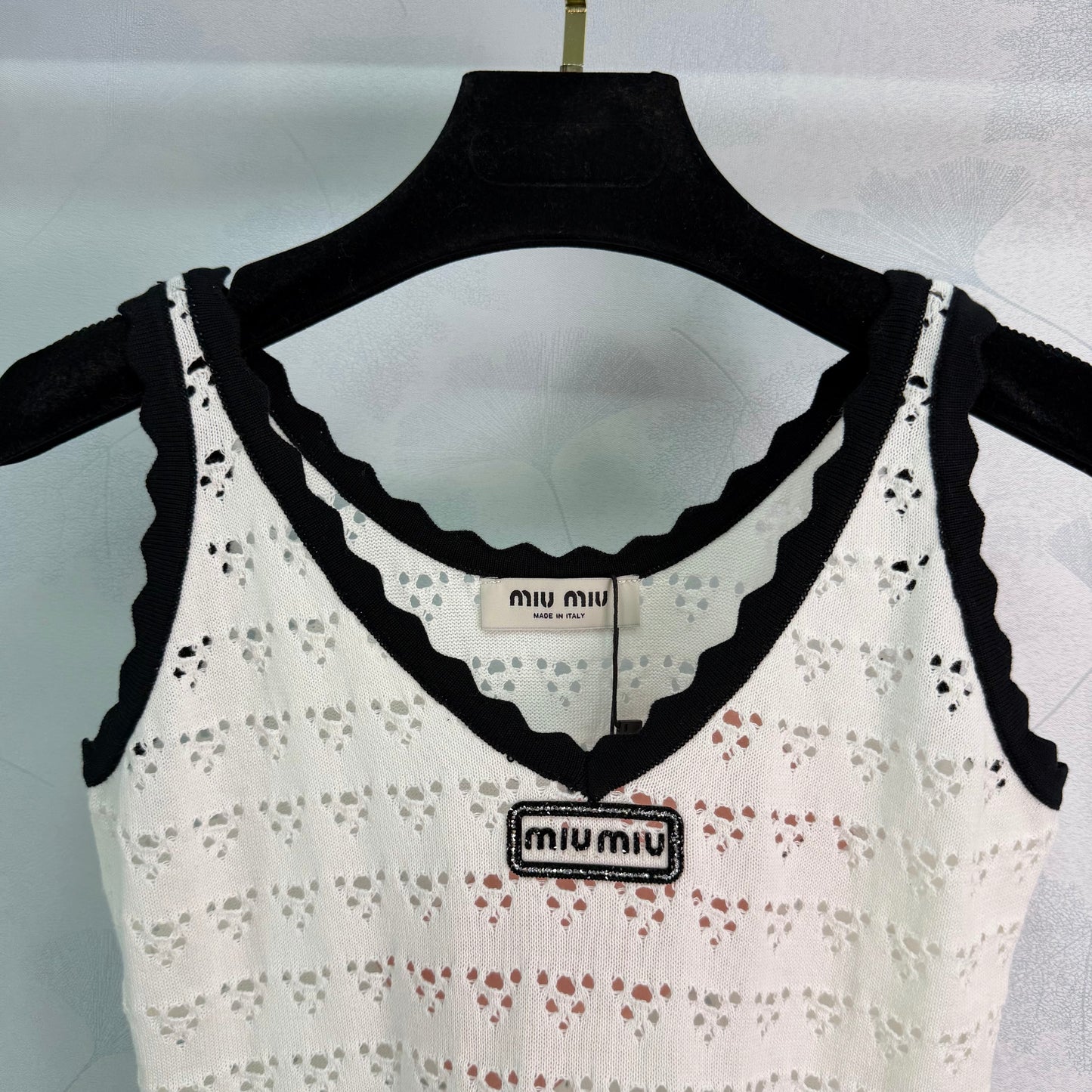 26SS NEW Hollow knitted vest