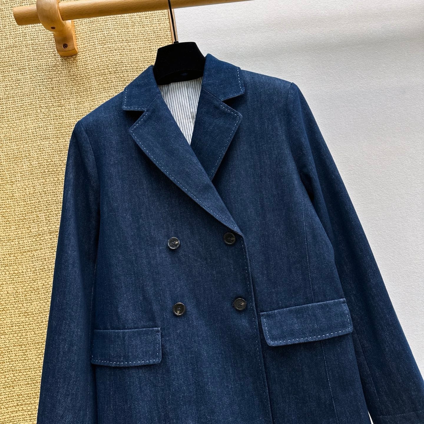 🔥Highest Quality🔥26SS NEW Premium navy blue denim suit jacket