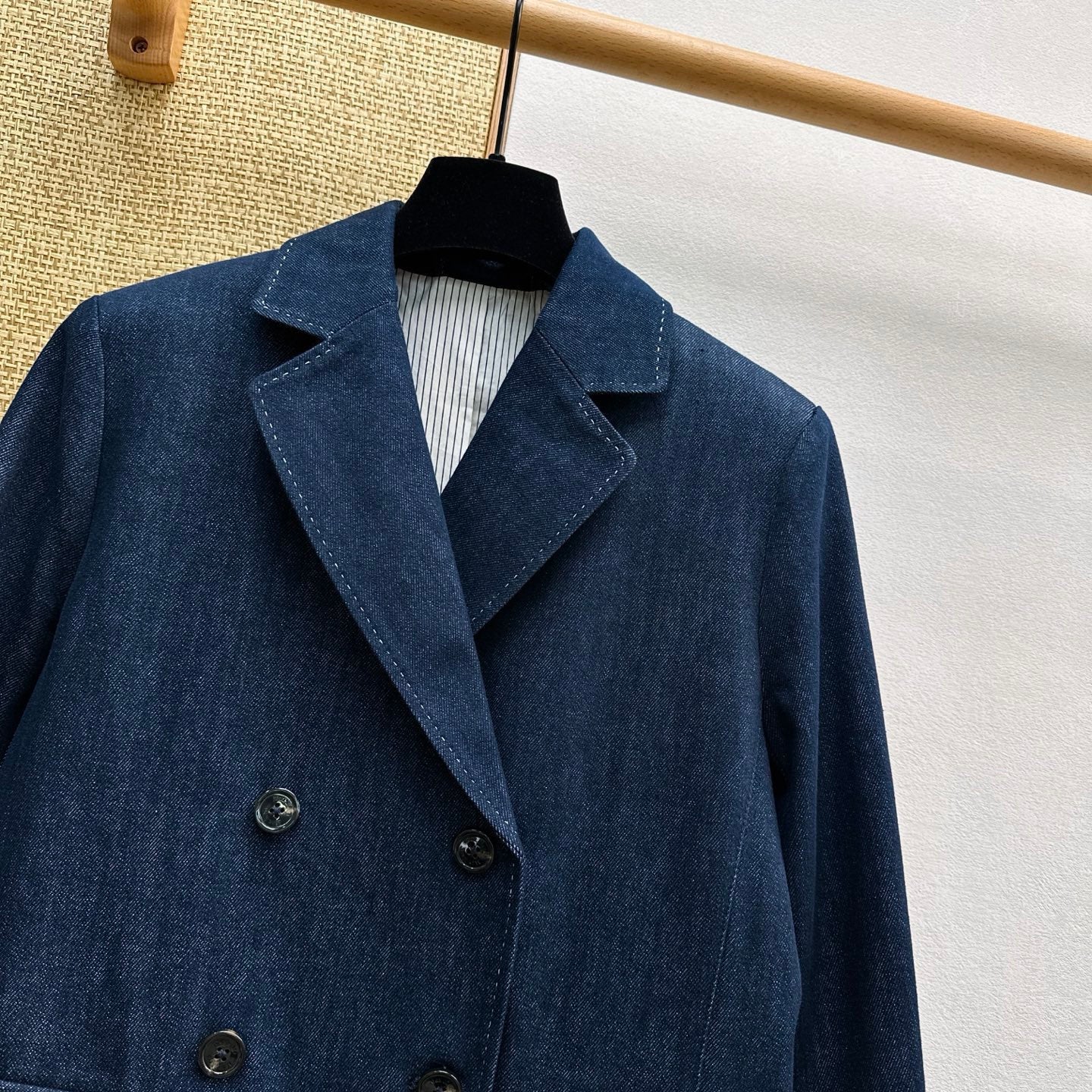 🔥Highest Quality🔥26SS NEW Premium navy blue denim suit jacket