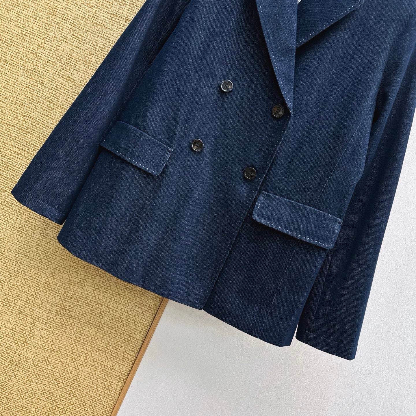 🔥Highest Quality🔥26SS NEW Premium navy blue denim suit jacket