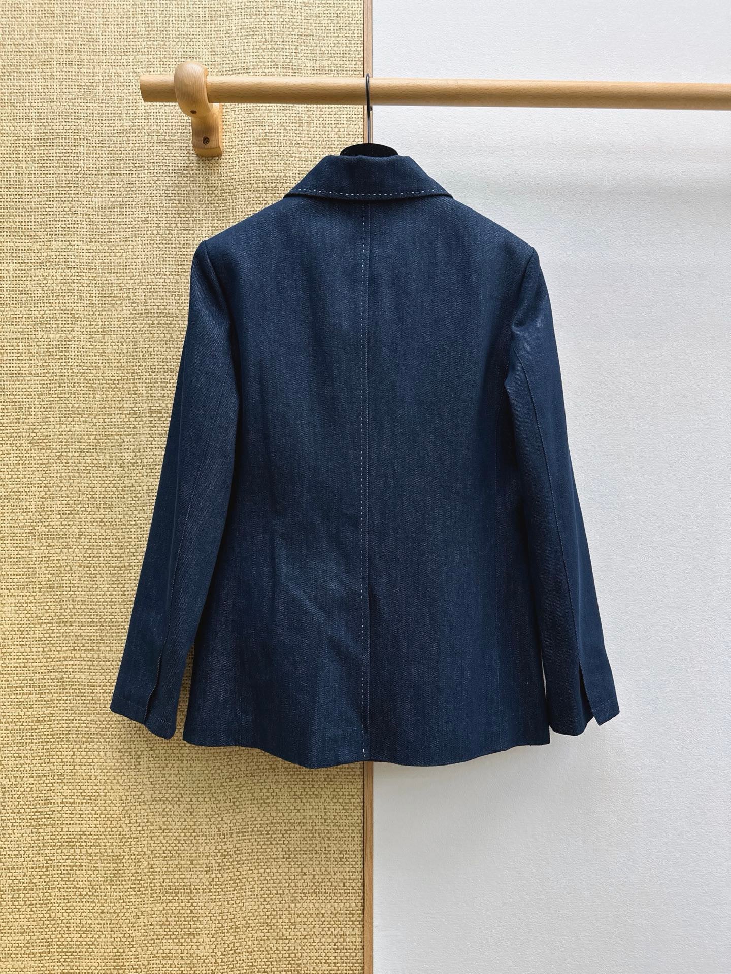 🔥Highest Quality🔥26SS NEW Premium navy blue denim suit jacket