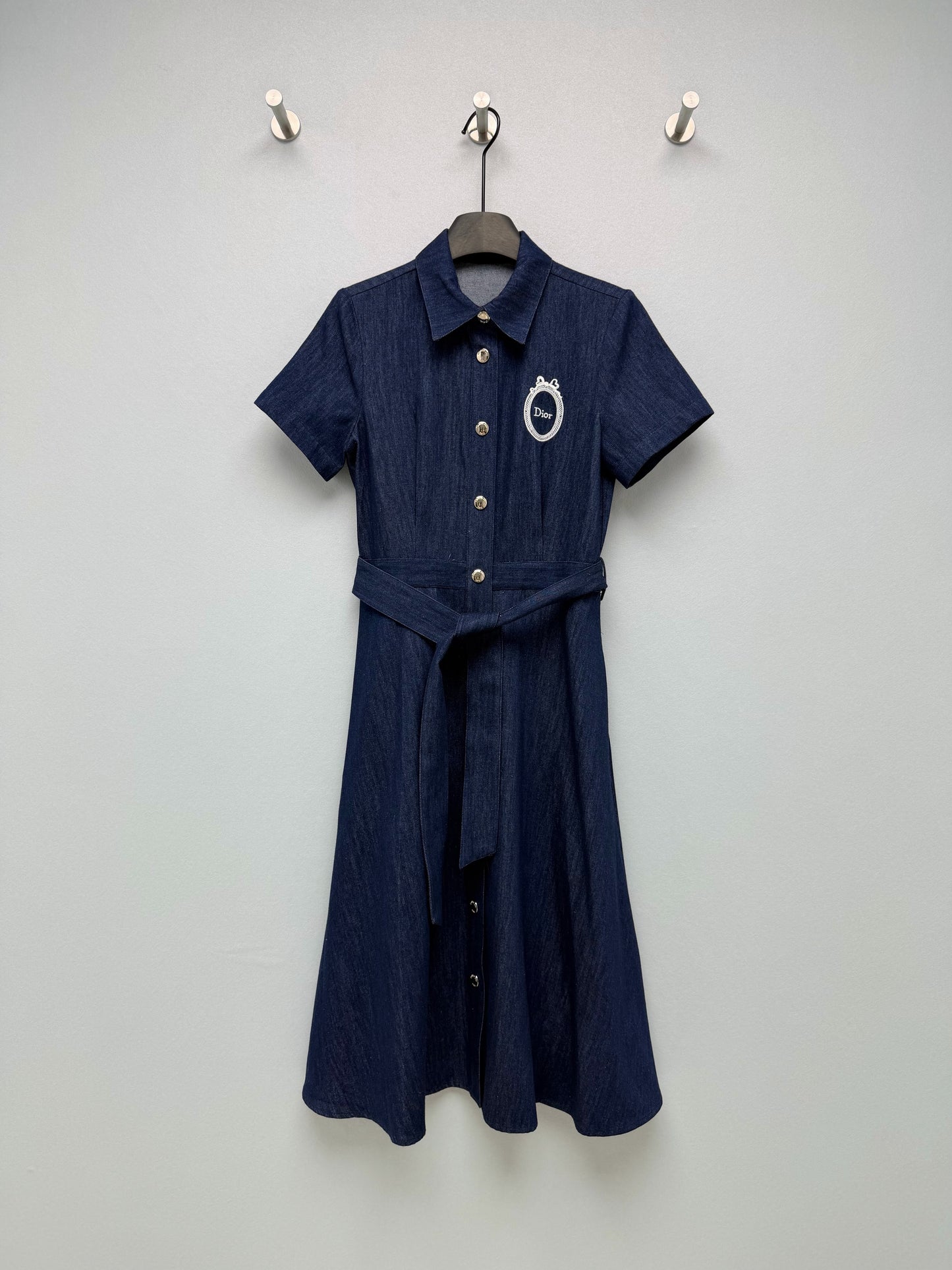 26SS NEW Denim short-sleeved dress