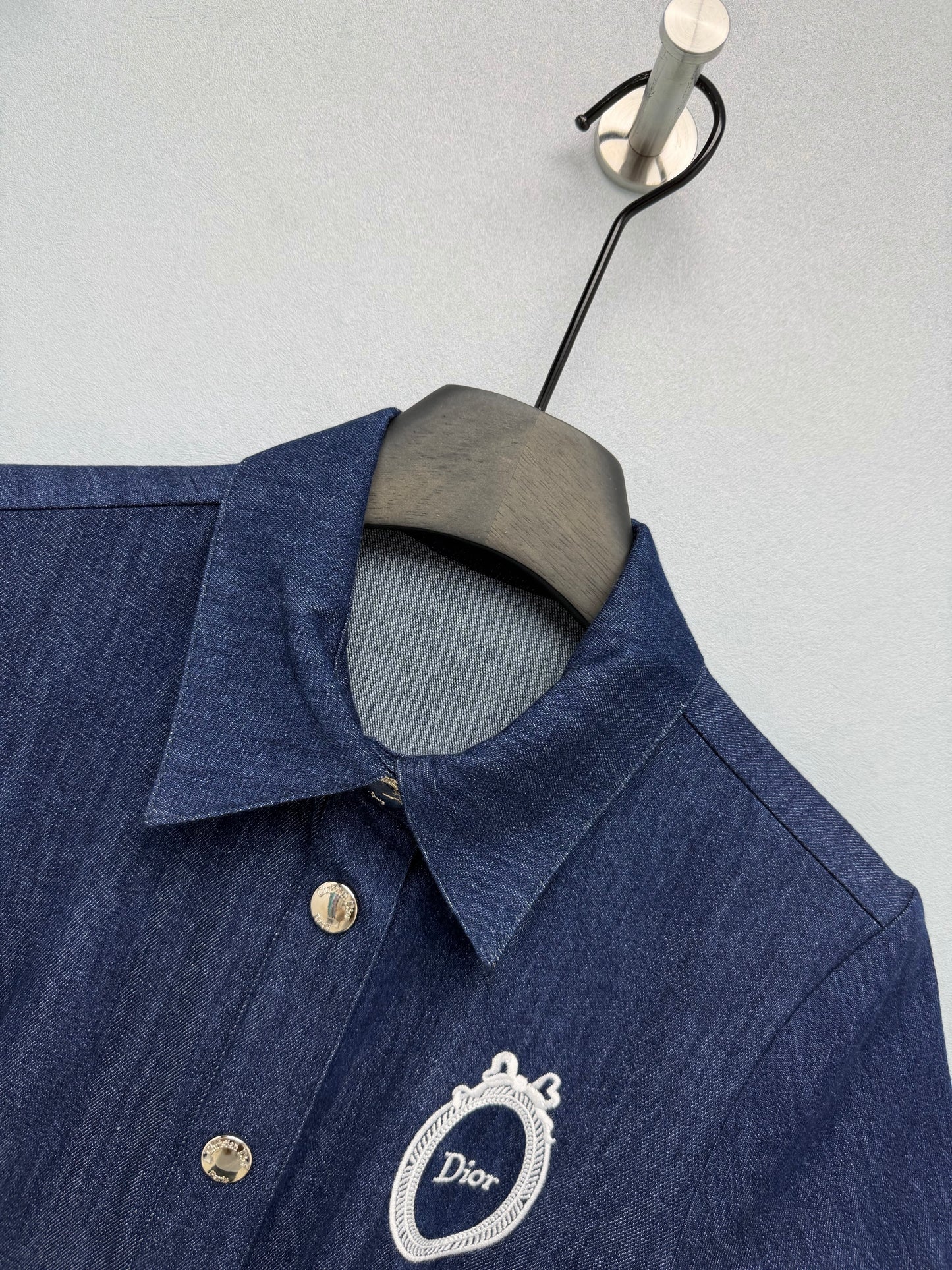 26SS NEW Denim short-sleeved dress