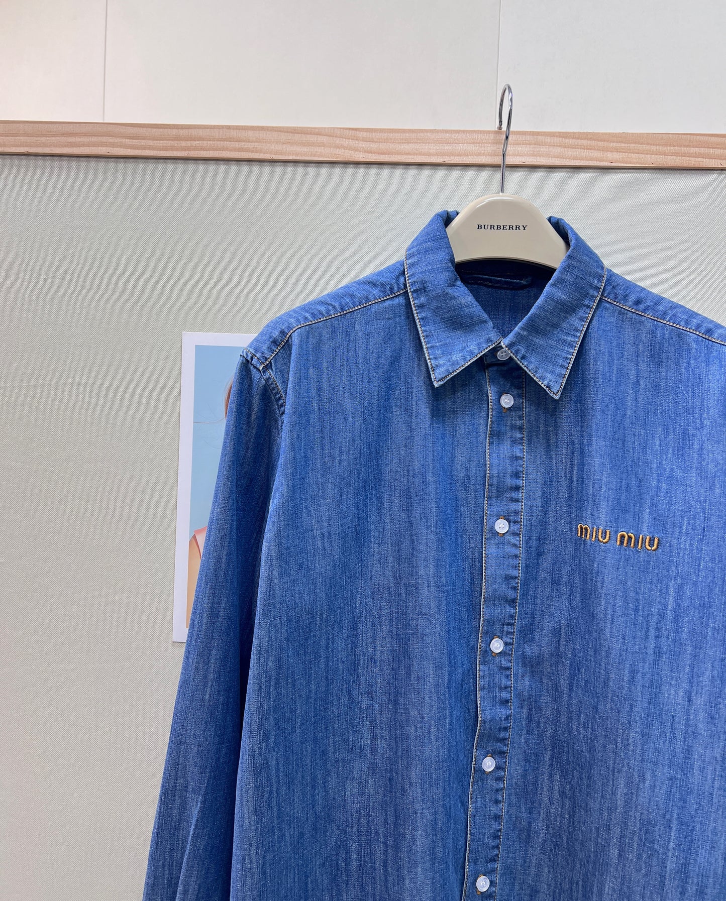 26SS NEW Retro distressed washed denim shirt jacket