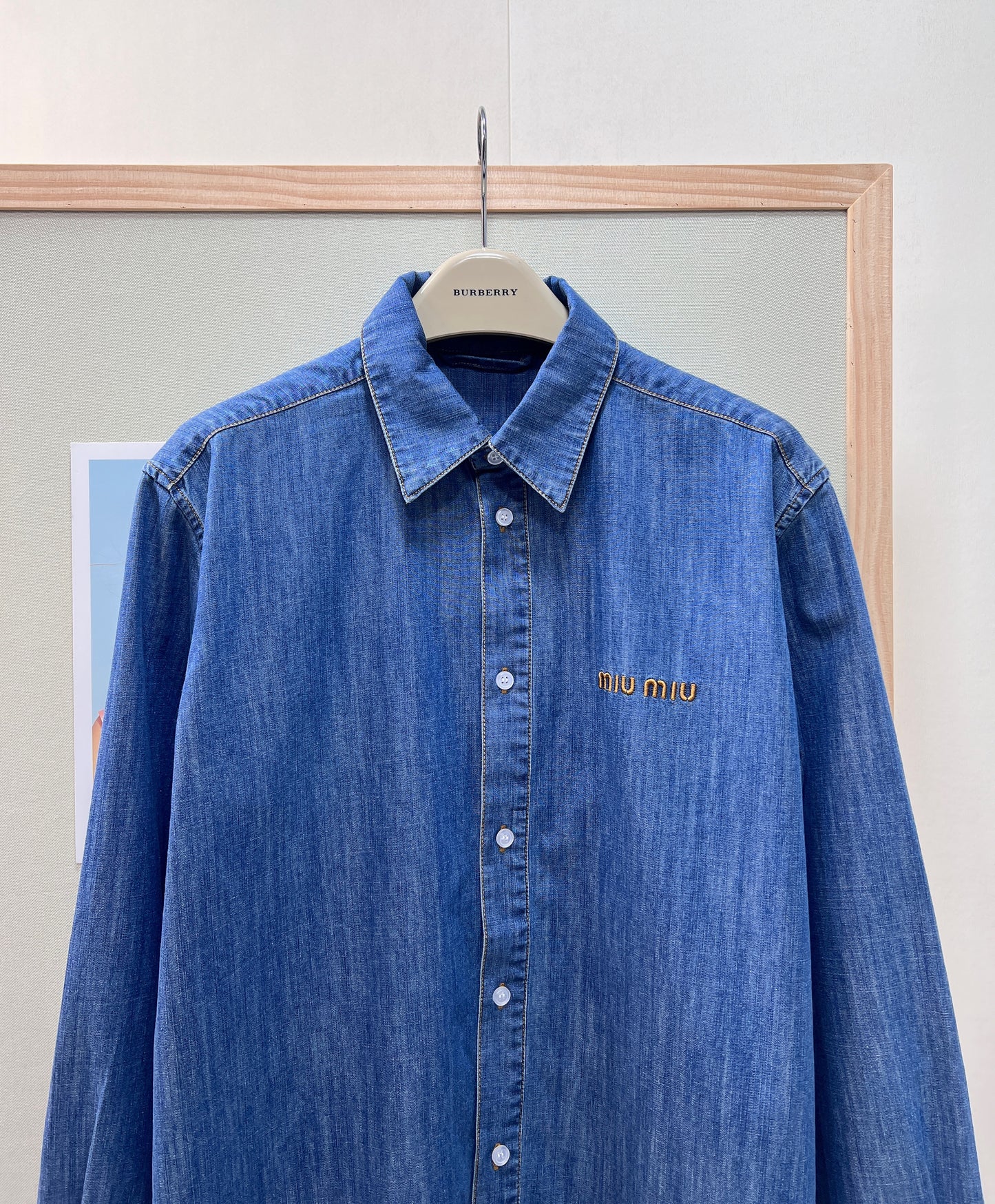 26SS NEW Retro distressed washed denim shirt jacket