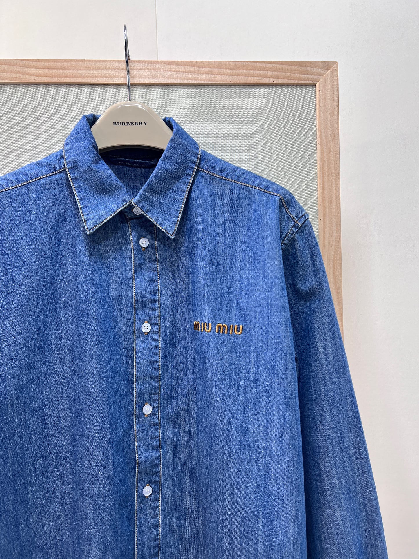 26SS NEW Retro distressed washed denim shirt jacket