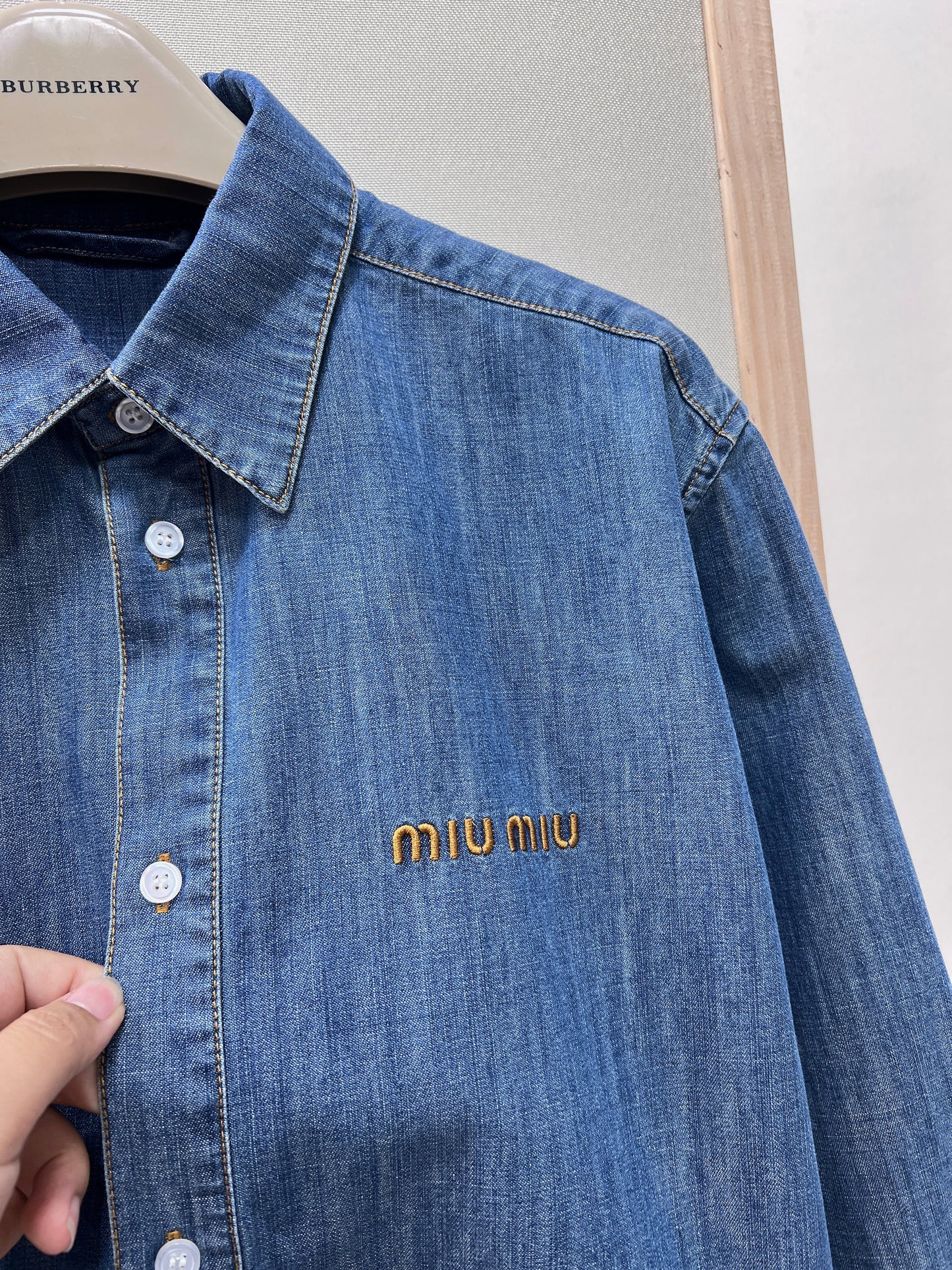 26SS NEW Retro distressed washed denim shirt jacket