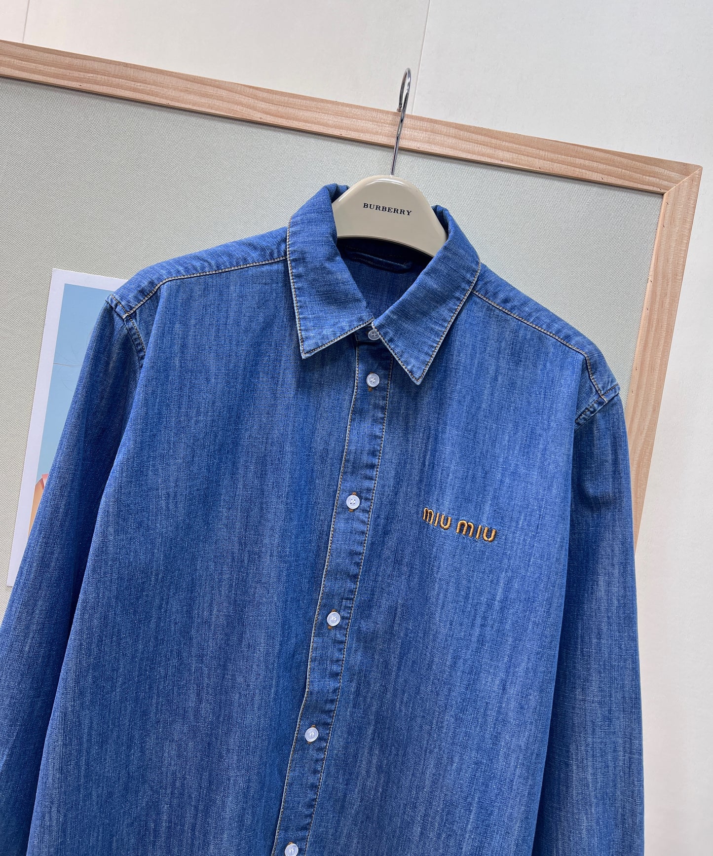 26SS NEW Retro distressed washed denim shirt jacket