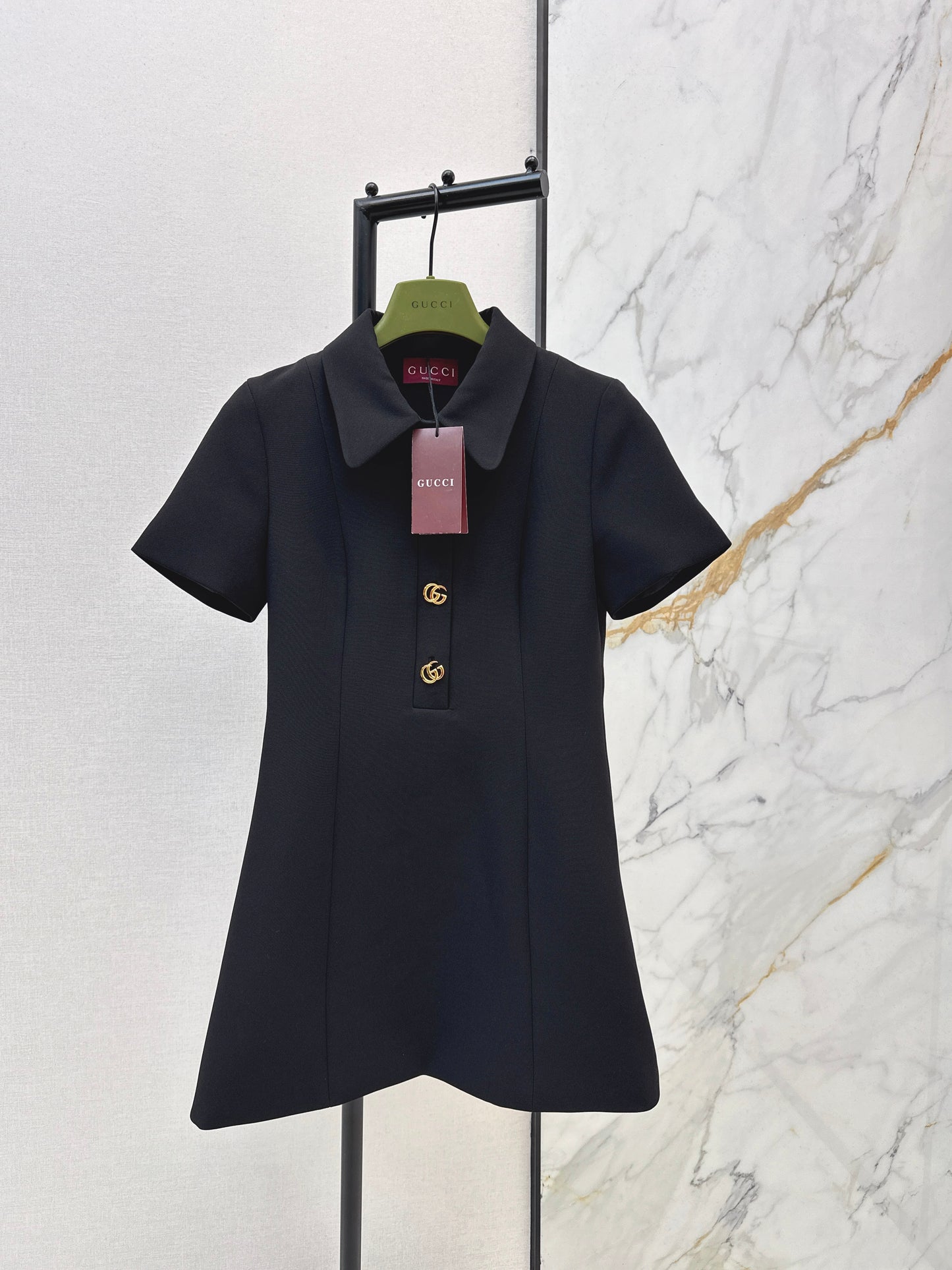 🔥HOT🔥26SS NEW Hardware embellished lapel dress