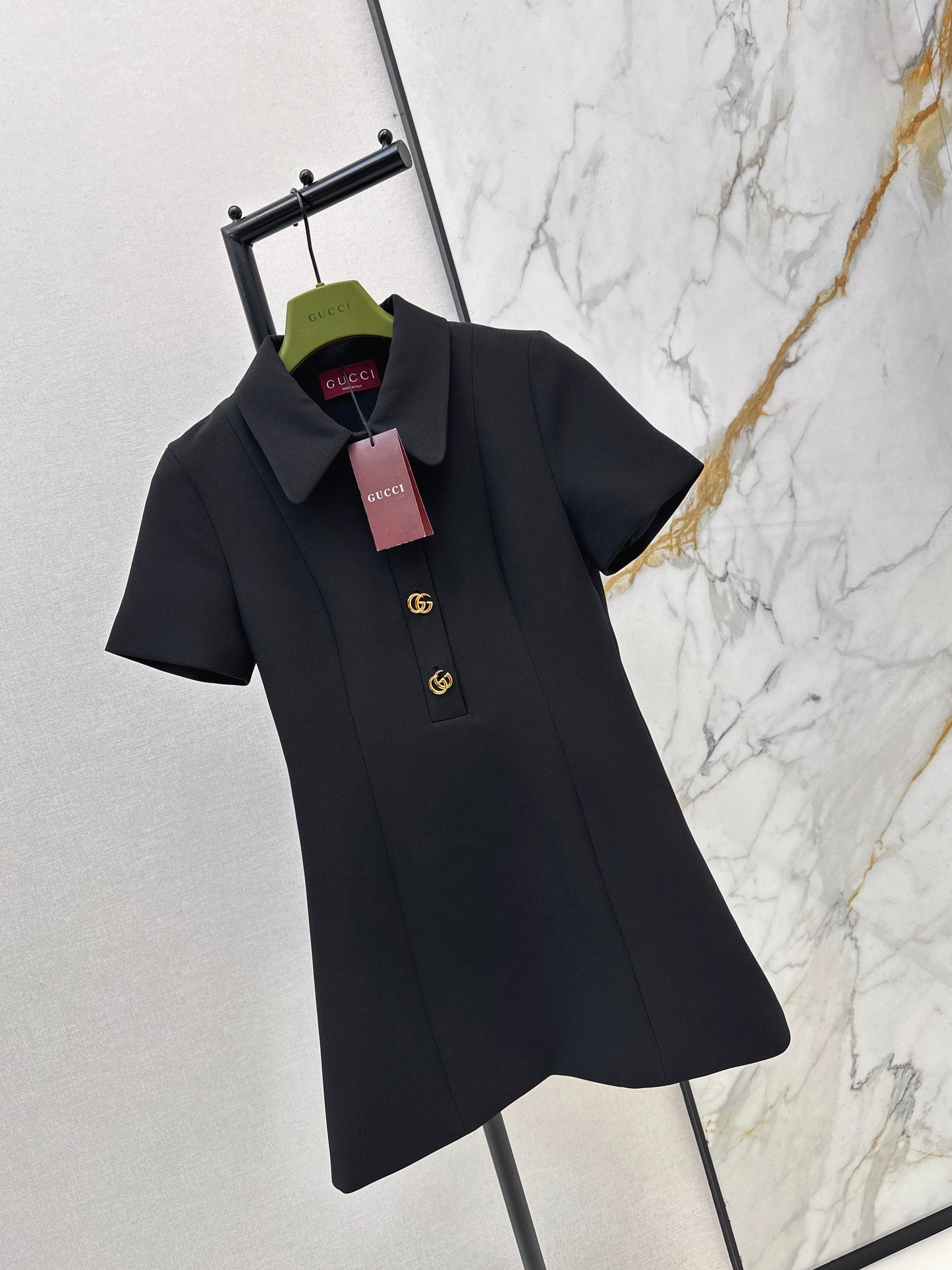 🔥HOT🔥26SS NEW Hardware embellished lapel dress