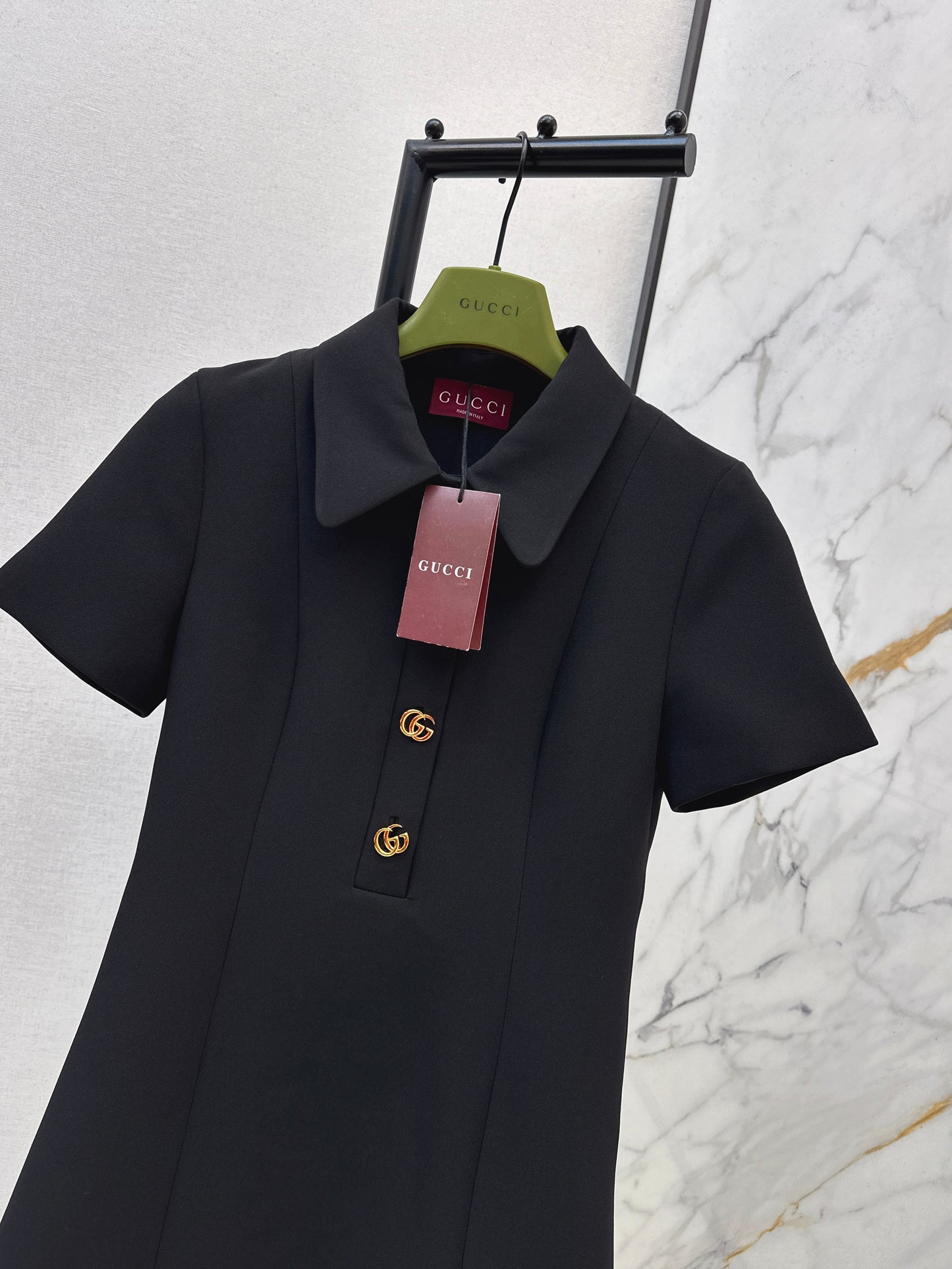 🔥HOT🔥26SS NEW Hardware embellished lapel dress