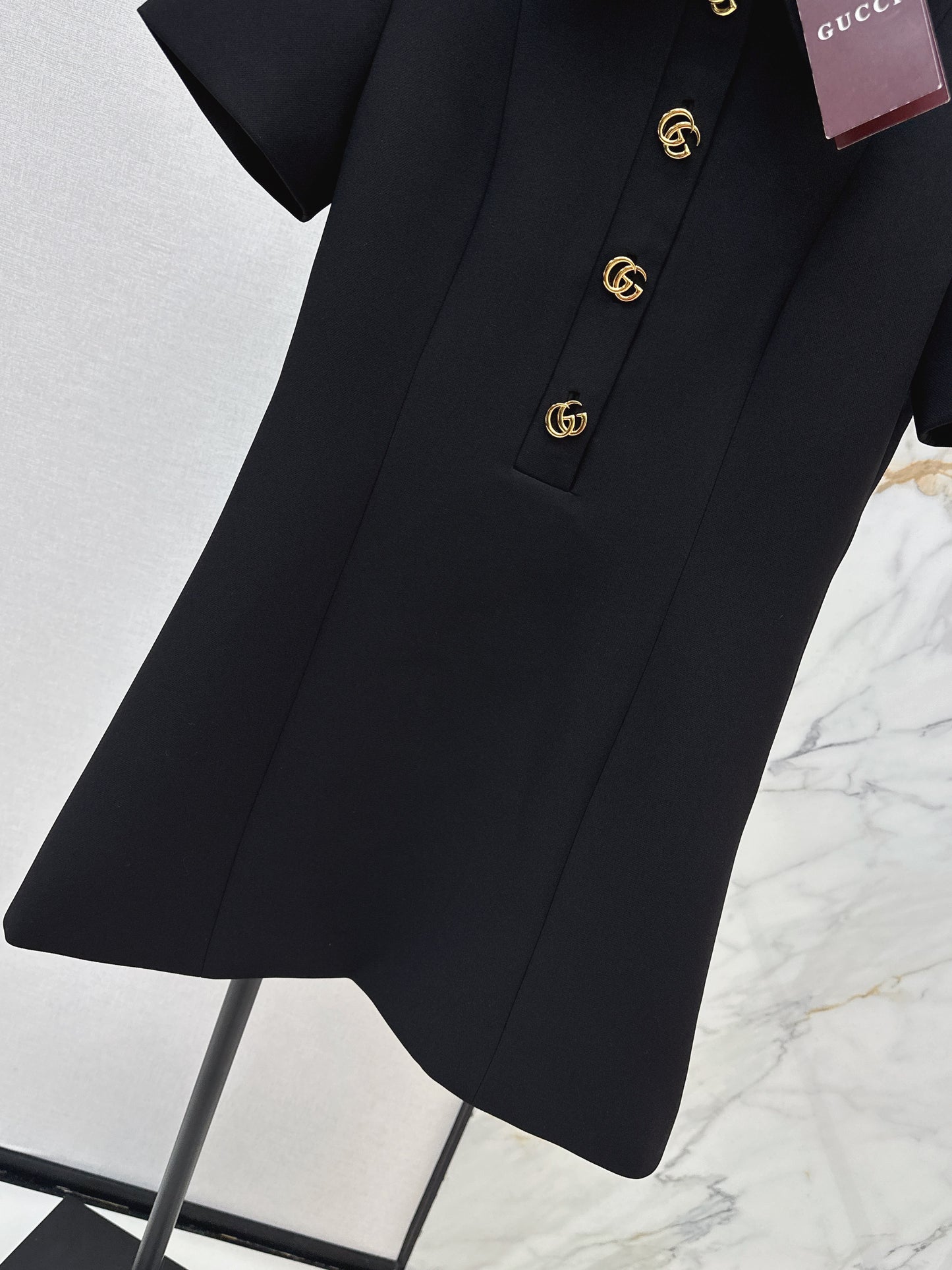 🔥HOT🔥26SS NEW Hardware embellished lapel dress
