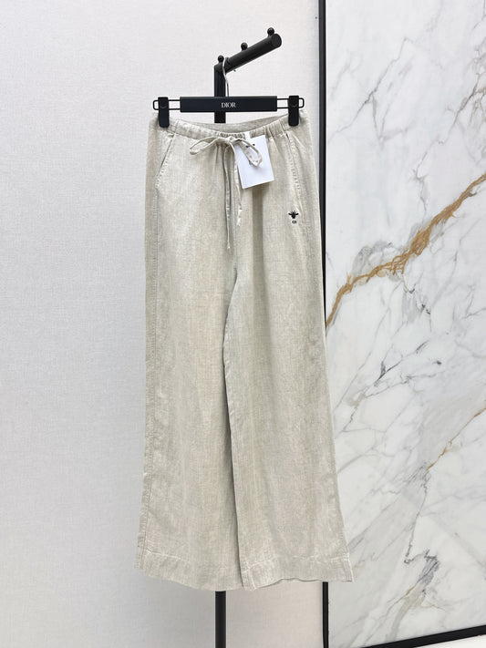 26SS NEW Embroidery decorated straight pants