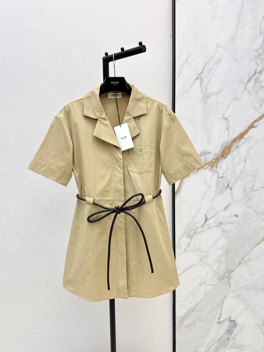26SS NEW Arc de Triomphe embroidered dress