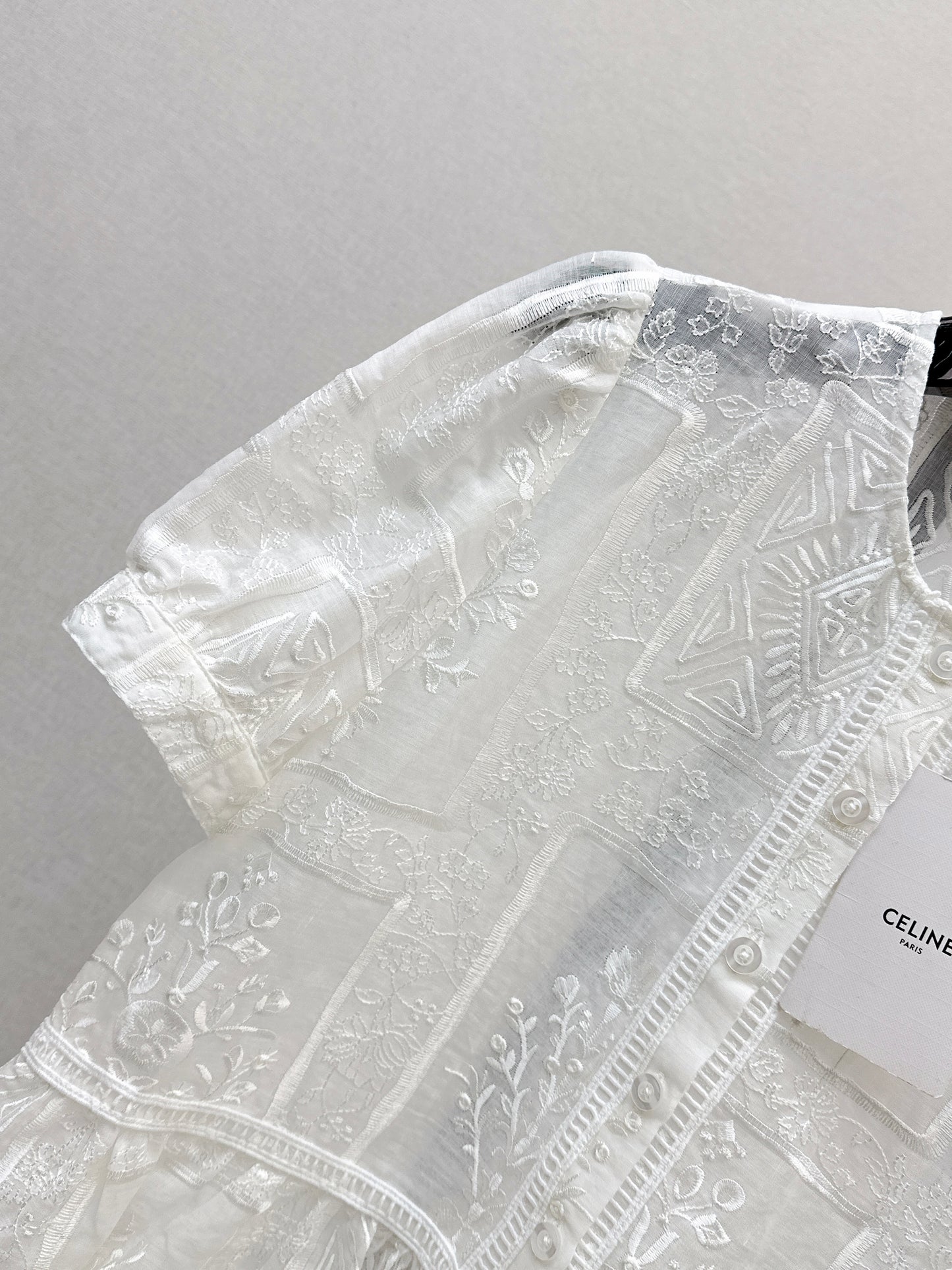 26SS NEW Three-dimensional embroidery short shirt