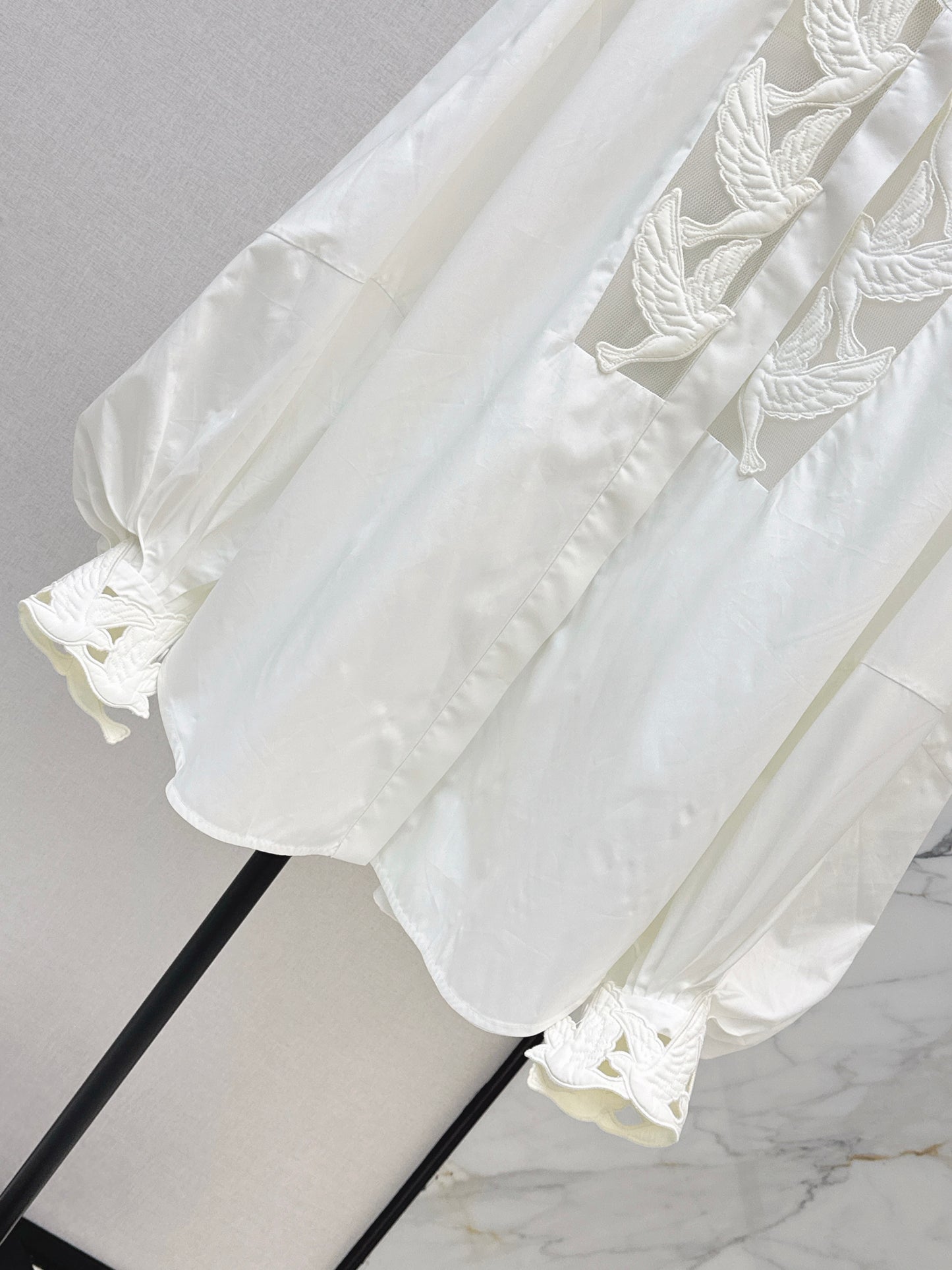 26SS NEW bird patch cotton shirt