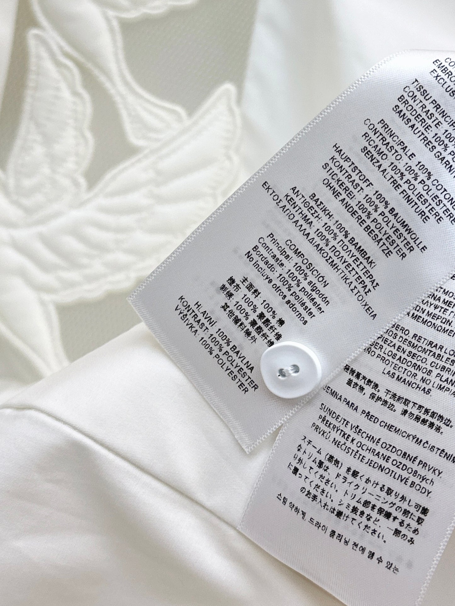 26SS NEW bird patch cotton shirt