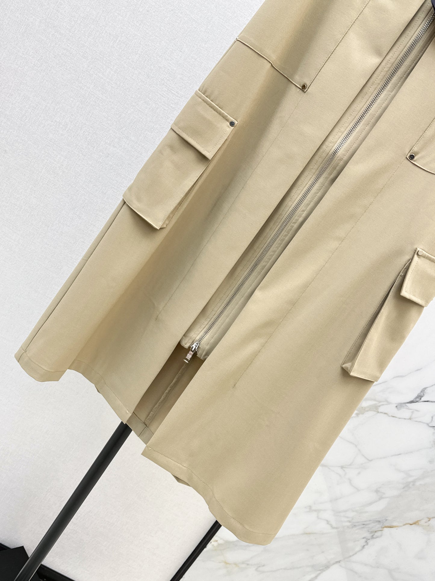 26SS NEW triangle zipper skirt