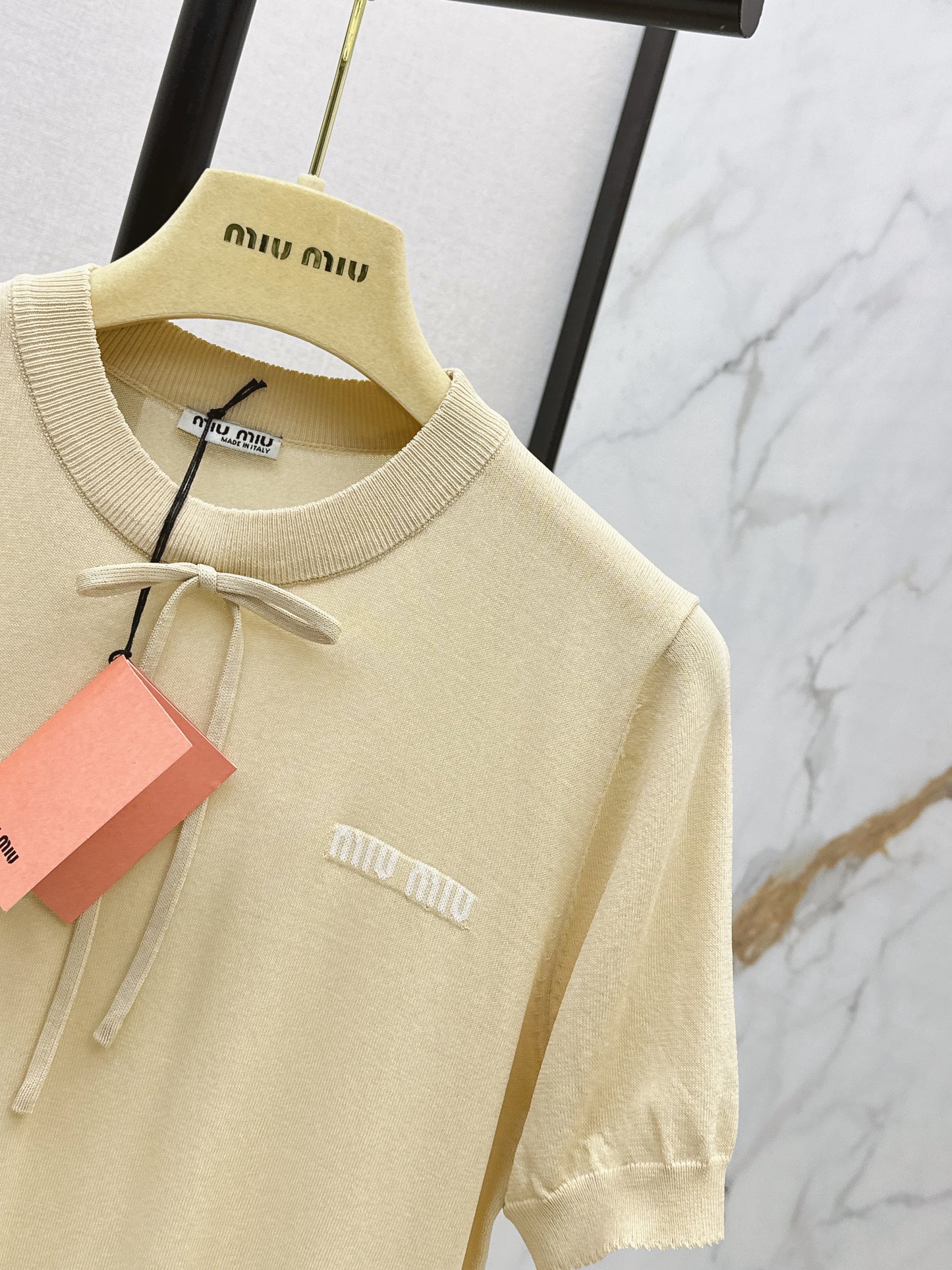 26SS NEW logo letter decorated crew neck sweater