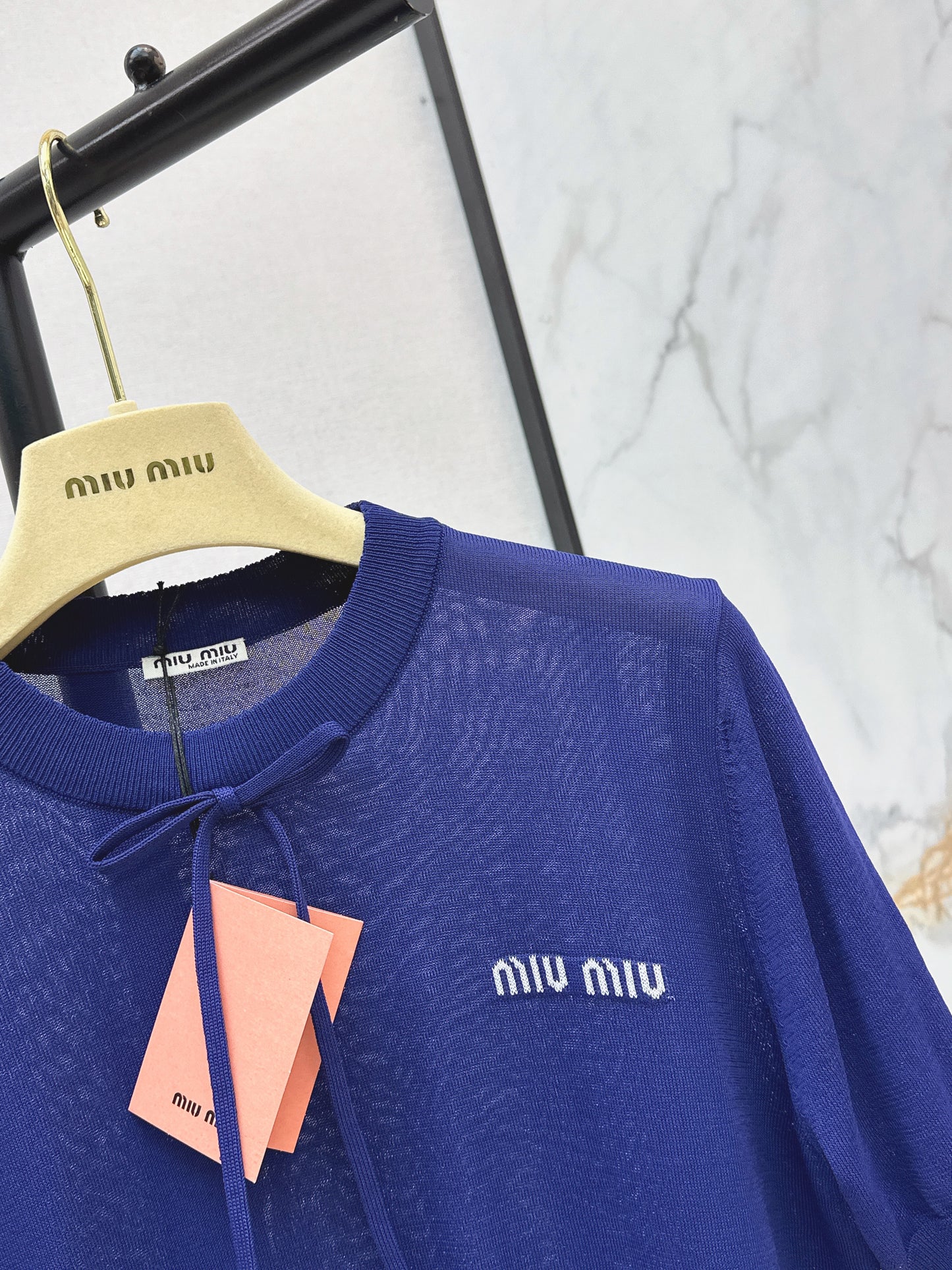 26SS NEW logo letter decorated crew neck sweater