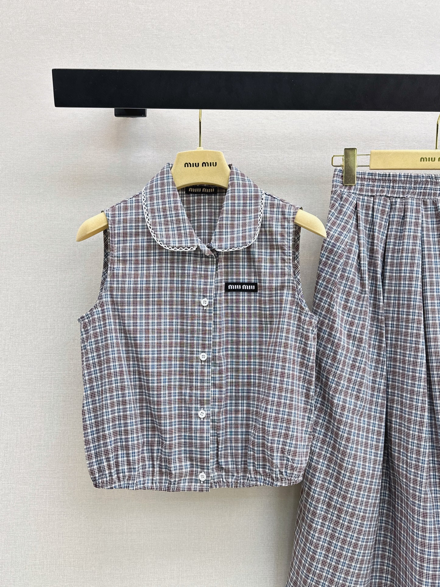 26SS NEW age-reducing plaid suit