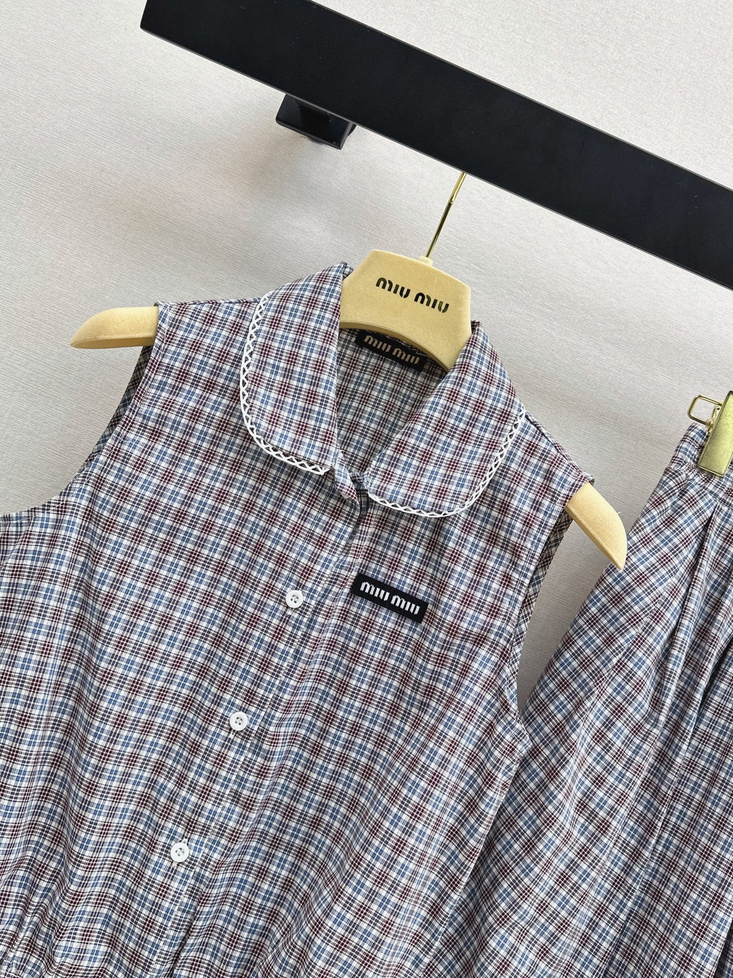 26SS NEW age-reducing plaid suit