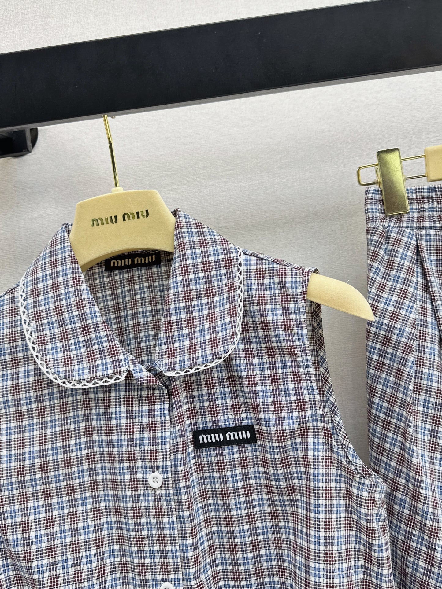 26SS NEW age-reducing plaid suit