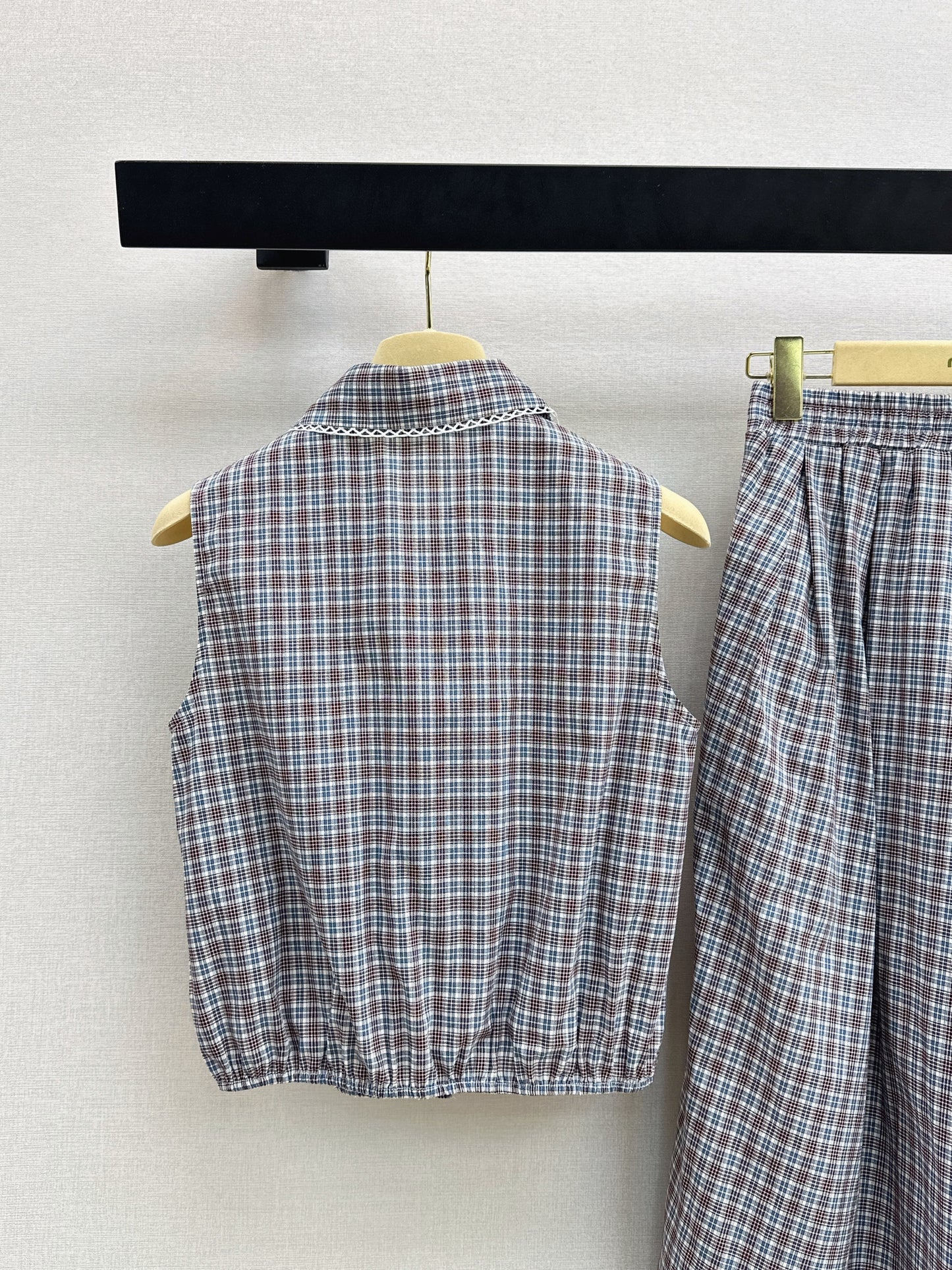 26SS NEW age-reducing plaid suit