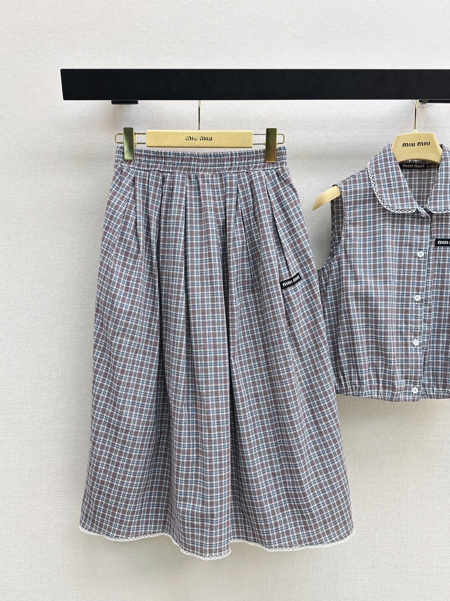 26SS NEW age-reducing plaid suit