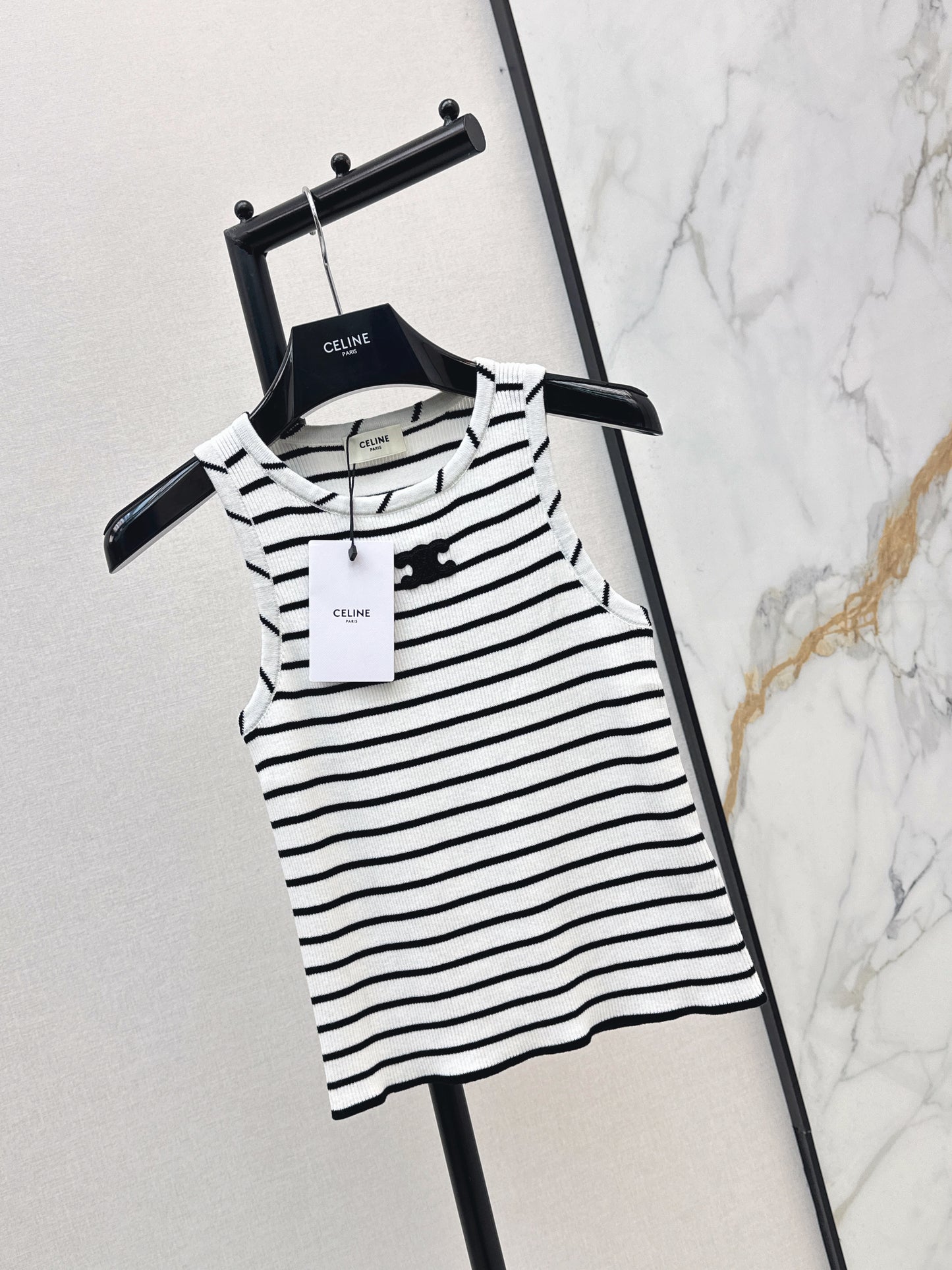 🔥Highest Quality🔥26SS NEW Classic Arc de Triomphe striped vest