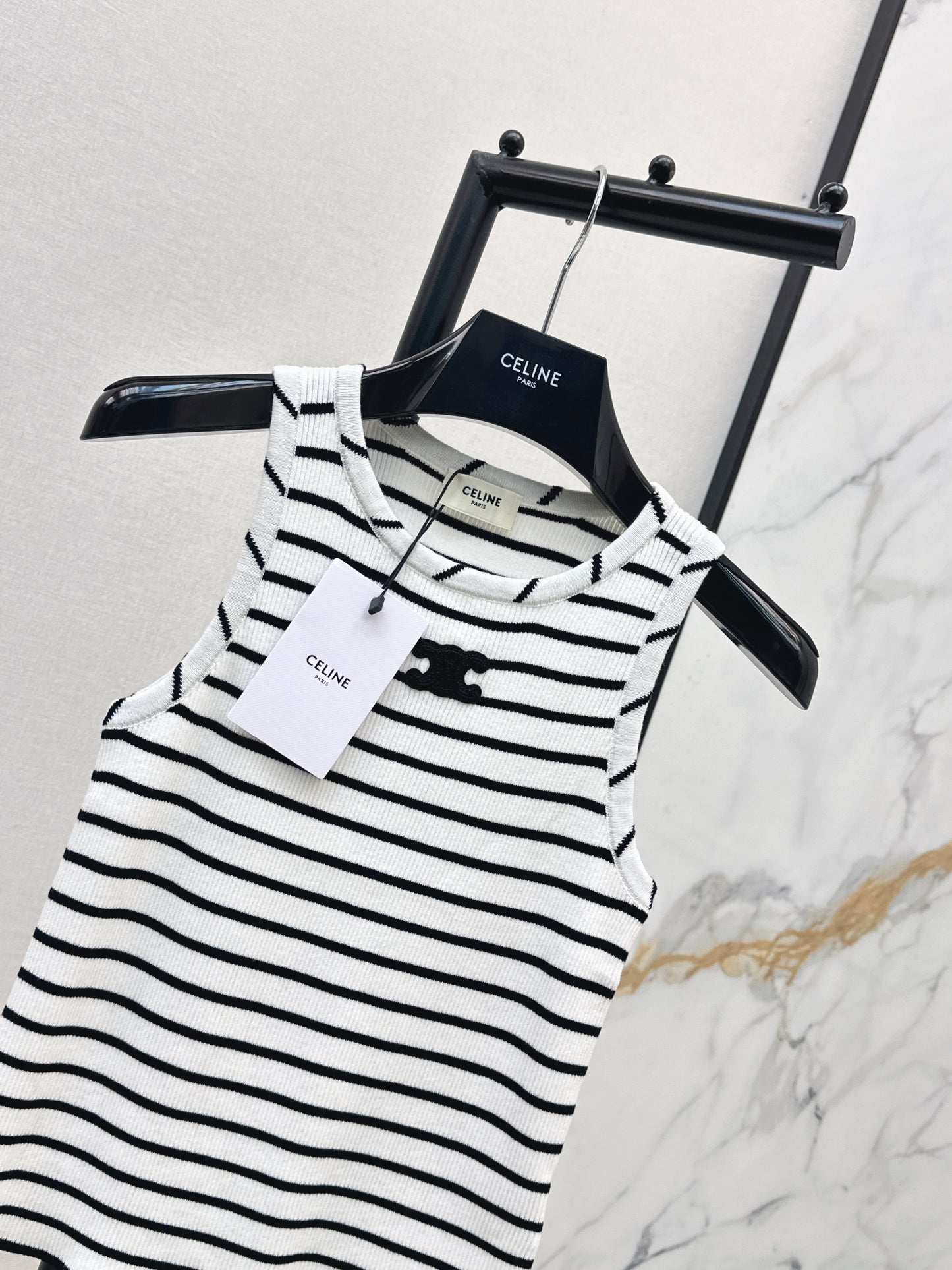 🔥Highest Quality🔥26SS NEW Classic Arc de Triomphe striped vest