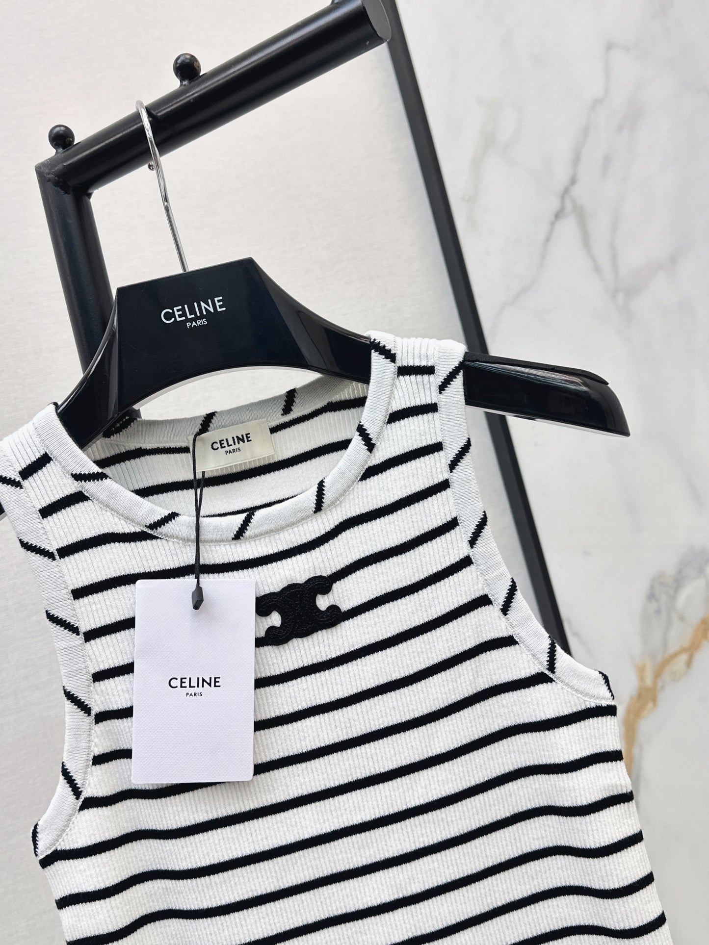 🔥Highest Quality🔥26SS NEW Classic Arc de Triomphe striped vest