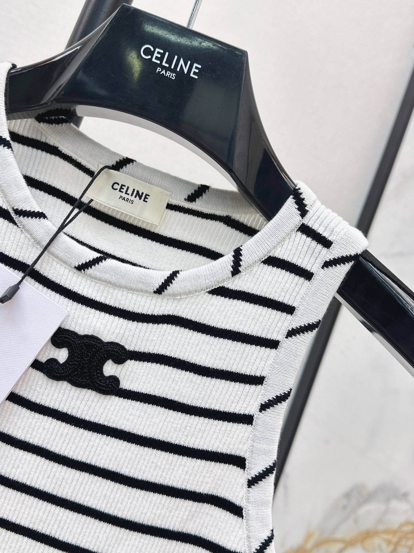 🔥Highest Quality🔥26SS NEW Classic Arc de Triomphe striped vest