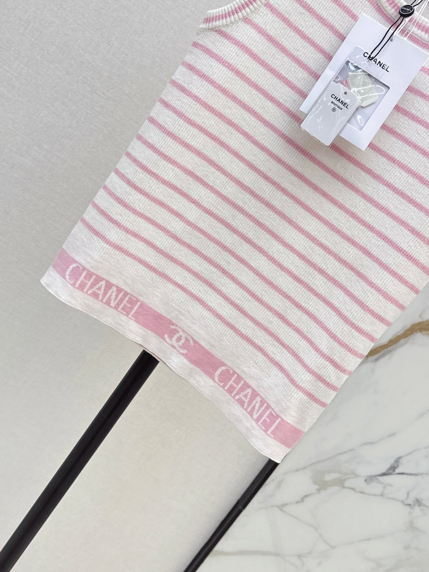 🔥Highest Quality🔥26SS NEW Beach Resort Series Striped Sleeveless Sweater