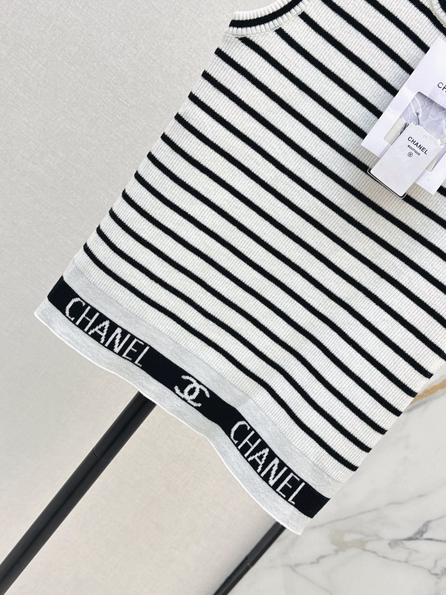🔥Highest Quality🔥26SS NEW Beach Resort Series Striped Sleeveless Sweater