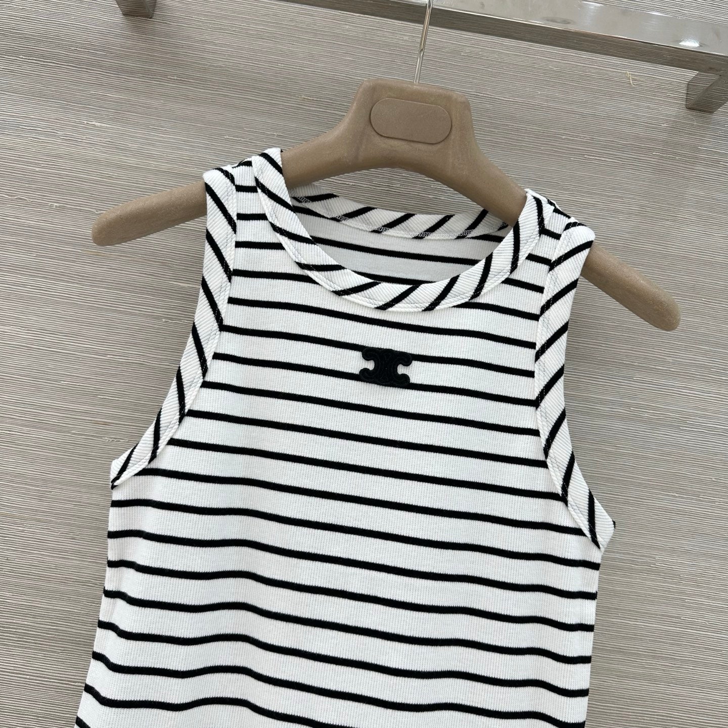 🔥HOT🔥26SS NEW Classic Arc de Triomphe striped vest
