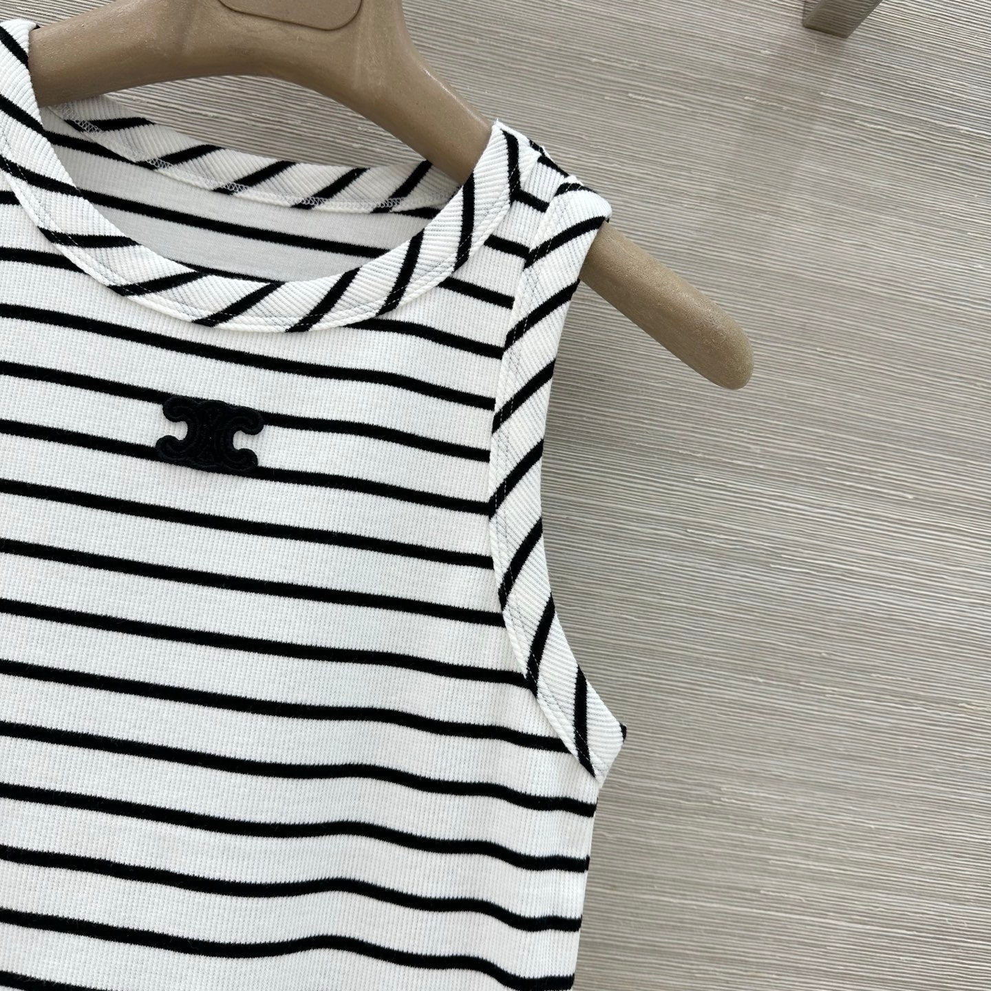 🔥HOT🔥26SS NEW Classic Arc de Triomphe striped vest