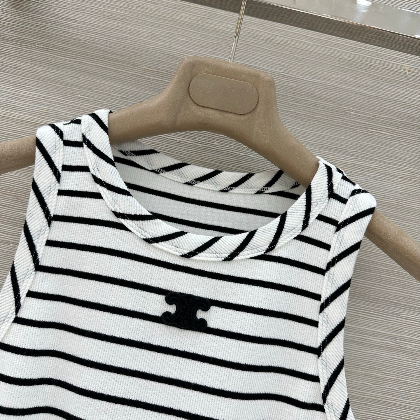 🔥HOT🔥26SS NEW Classic Arc de Triomphe striped vest