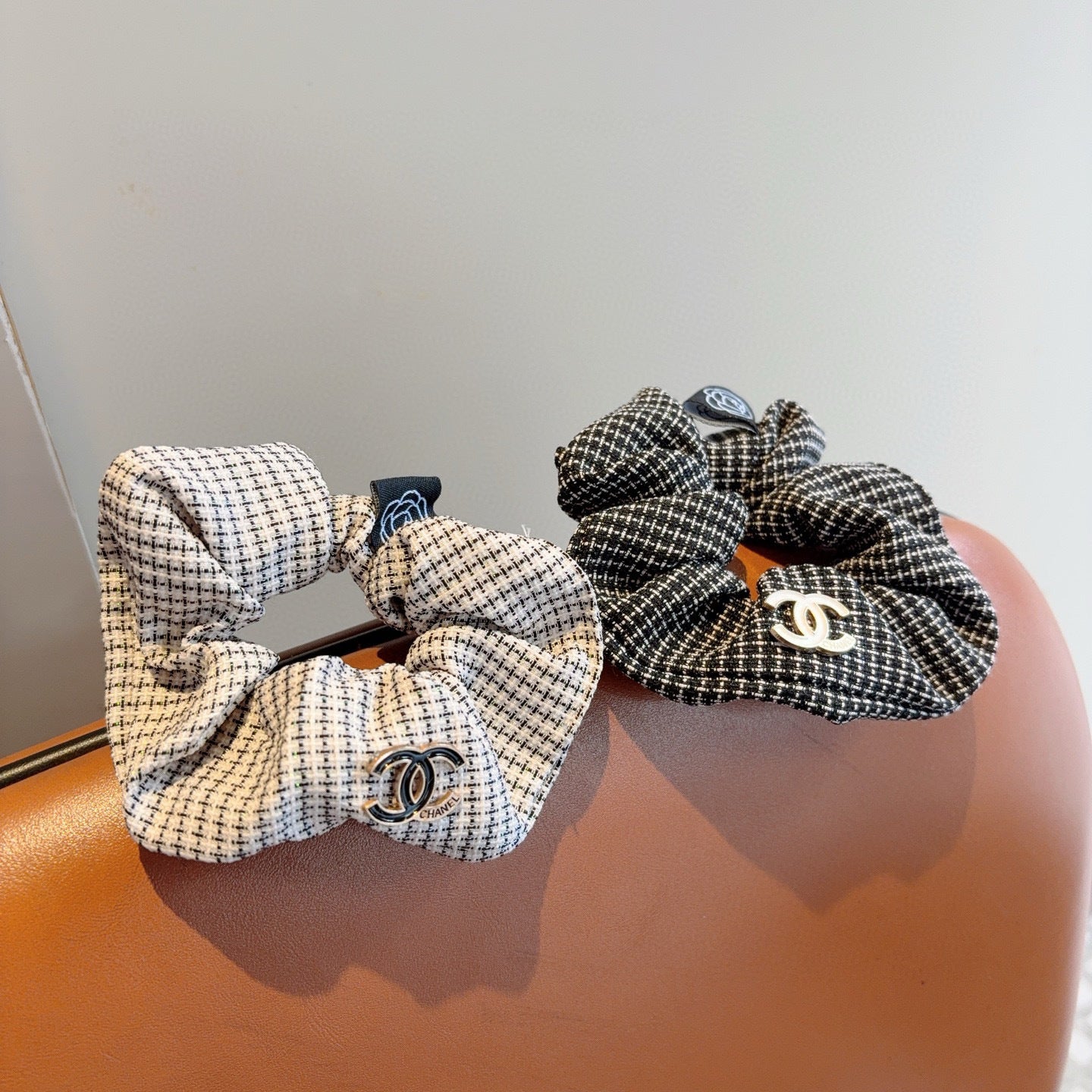 26SS NEW Double C letter fabric hair tie