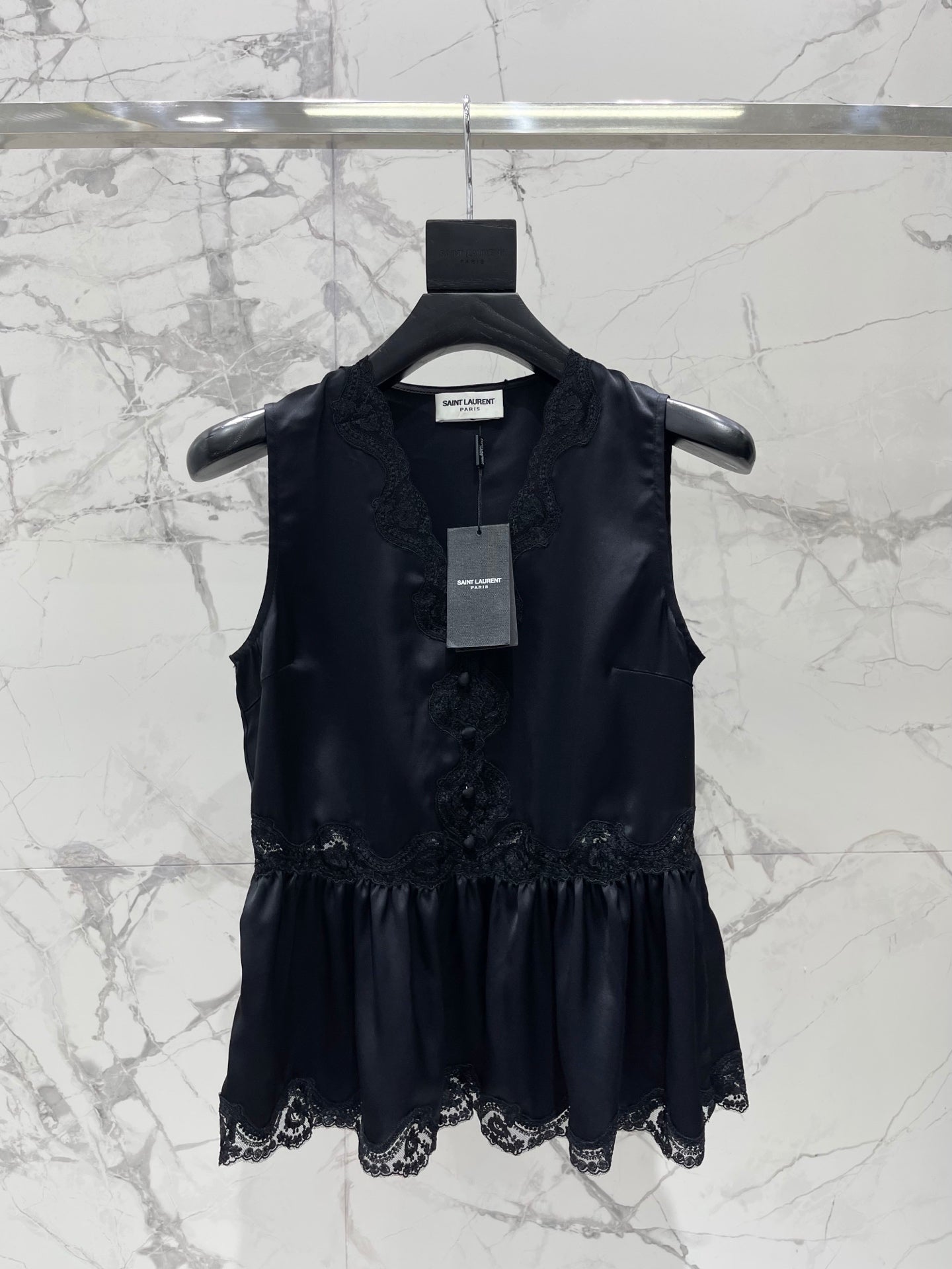 26SS NEW Vacation ⛱️lace stitching sleeveless vest