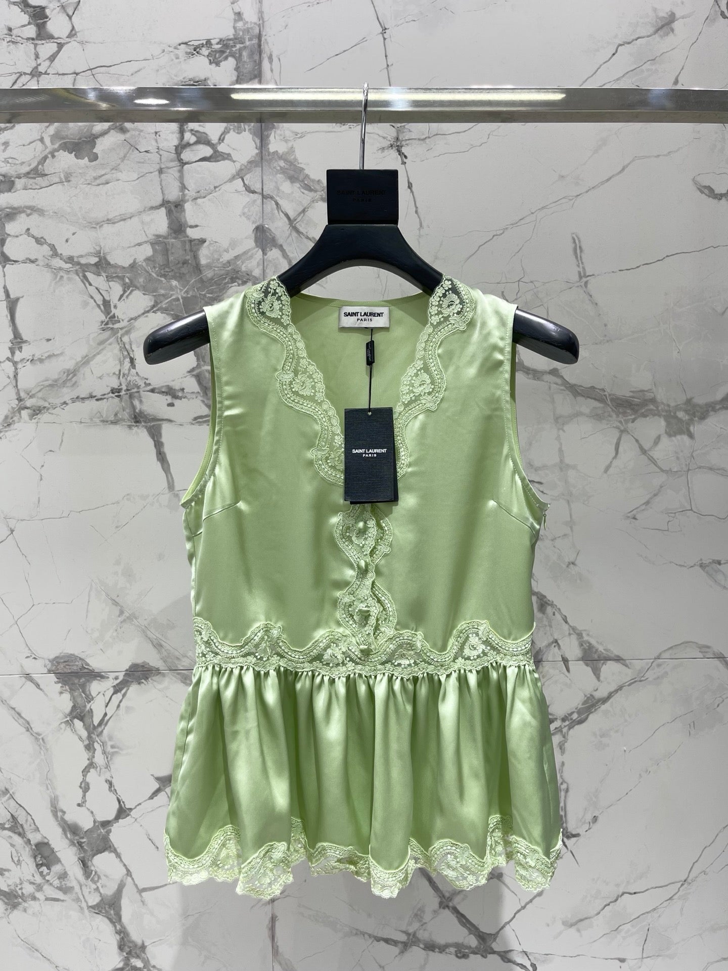 26SS NEW Vacation ⛱️lace stitching sleeveless vest