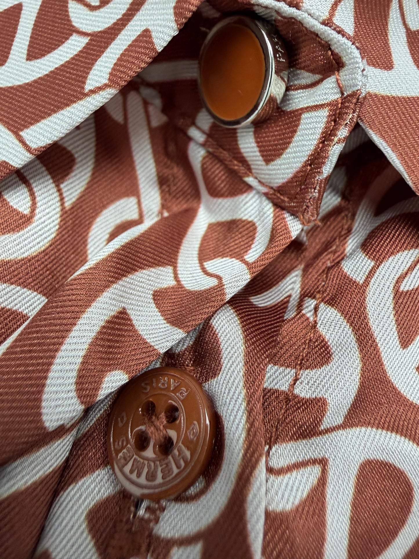 26SS NEW Silk pig nose print lapel long sleeve shirt