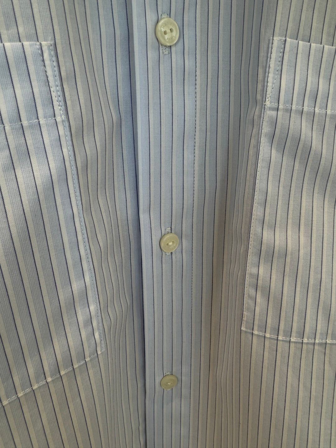 🔥Highest Quality🔥26SS NEW blue and white vertical striped short lapel shirt