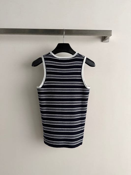 🔥HOT🔥26SS NEW Striped knitted vest