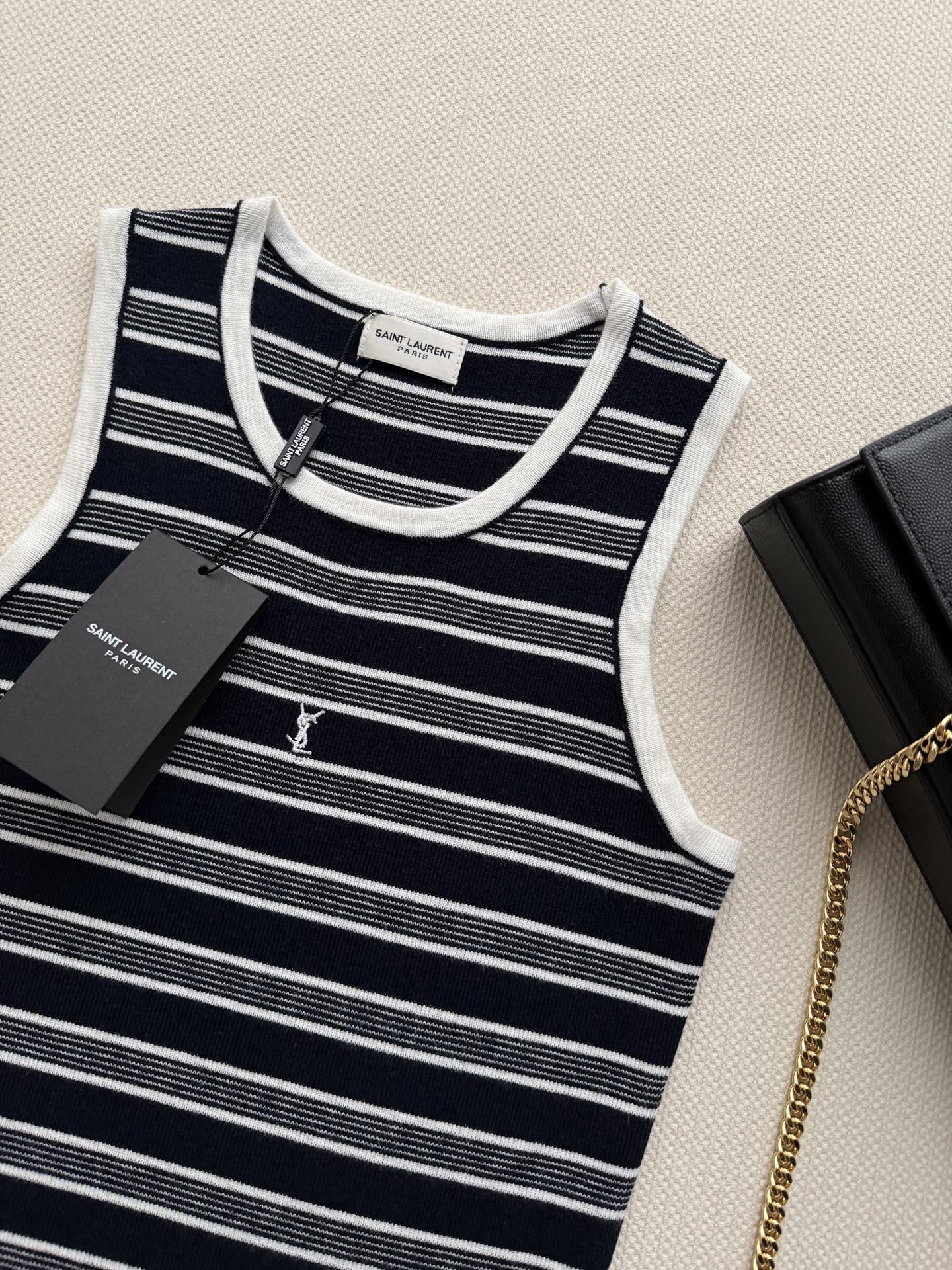 🔥HOT🔥26SS NEW Striped knitted vest